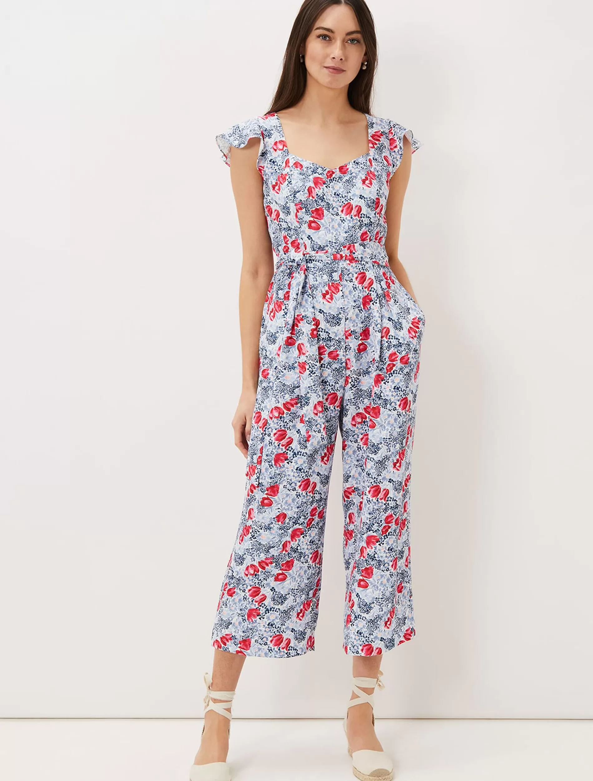 Phase Eight Abbiana Tulip Jumpsuit Multi-Coloured Hot