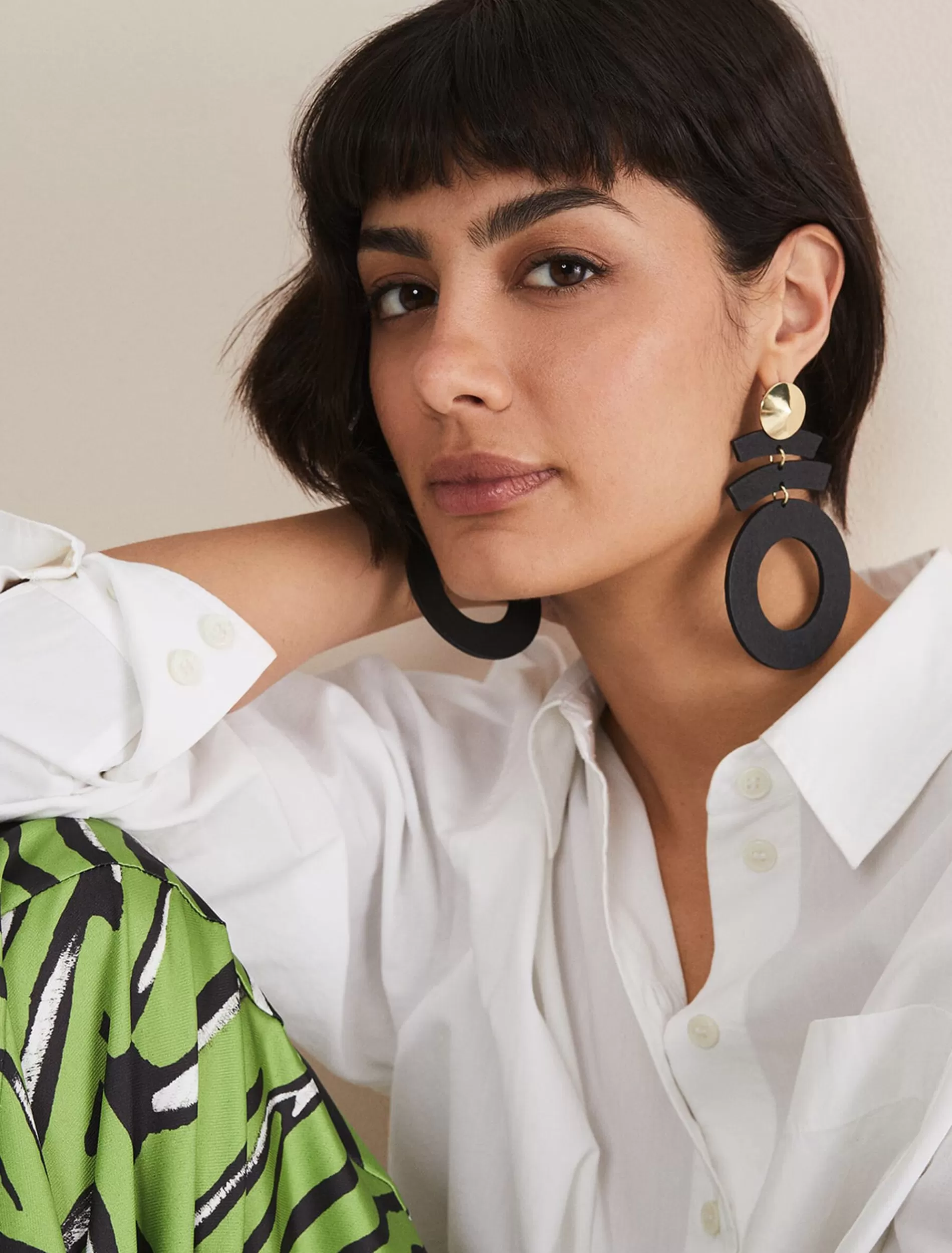 Phase Eight Abstract Drop Earrings Black Best Sale