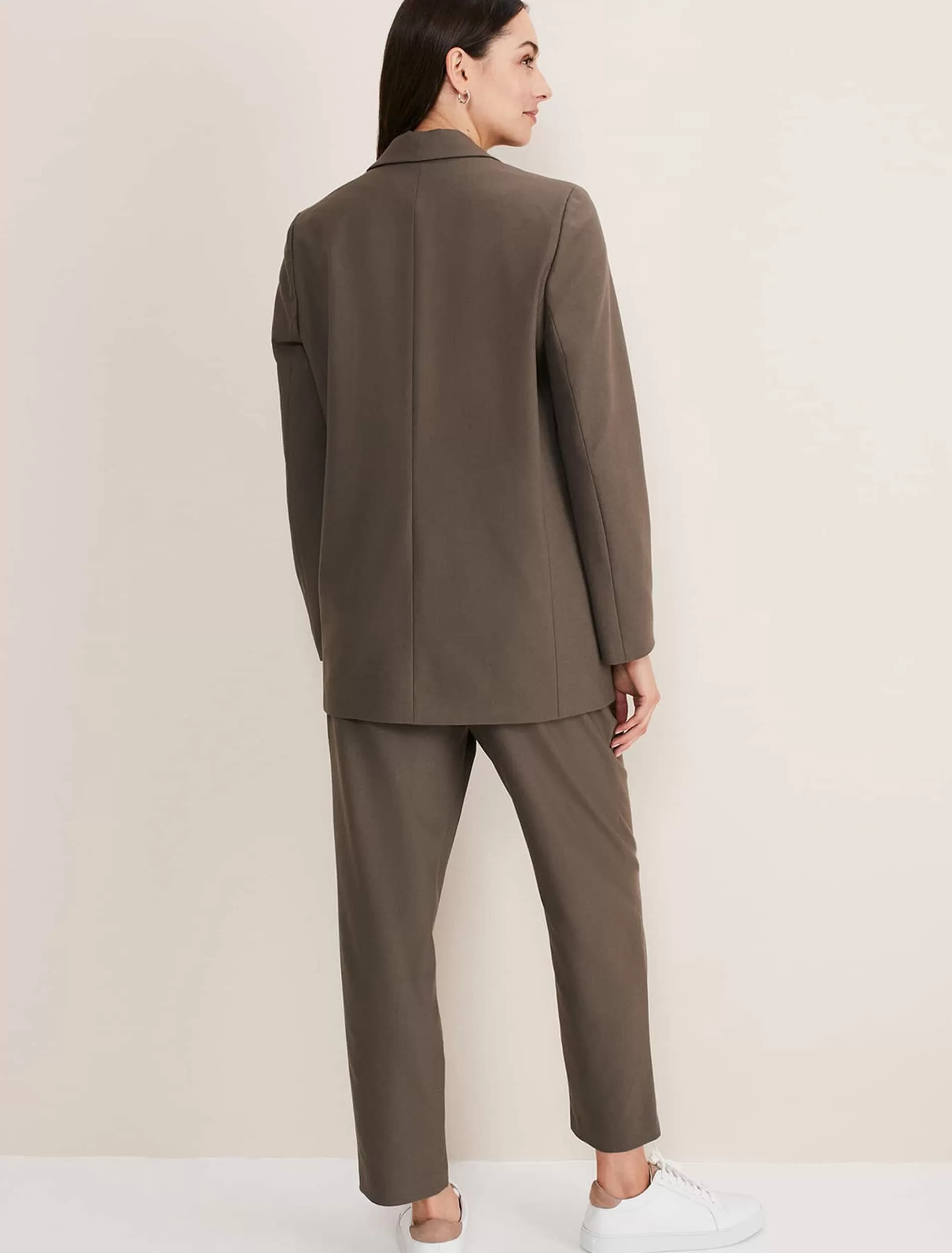 Phase Eight Adela Soft Blazer Khaki Cheap