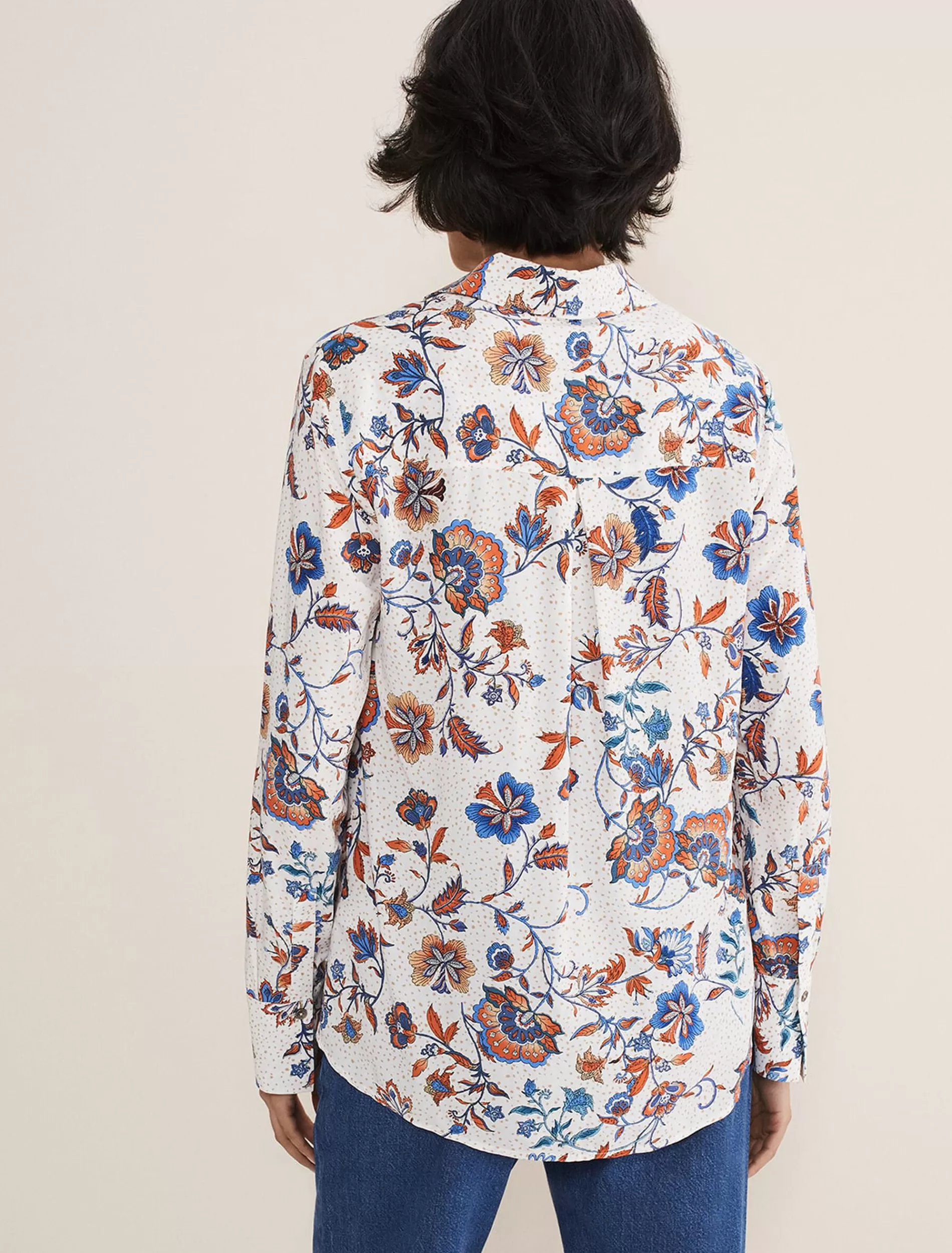 Phase Eight Adriel Floral Shirt Cream/Multi Store