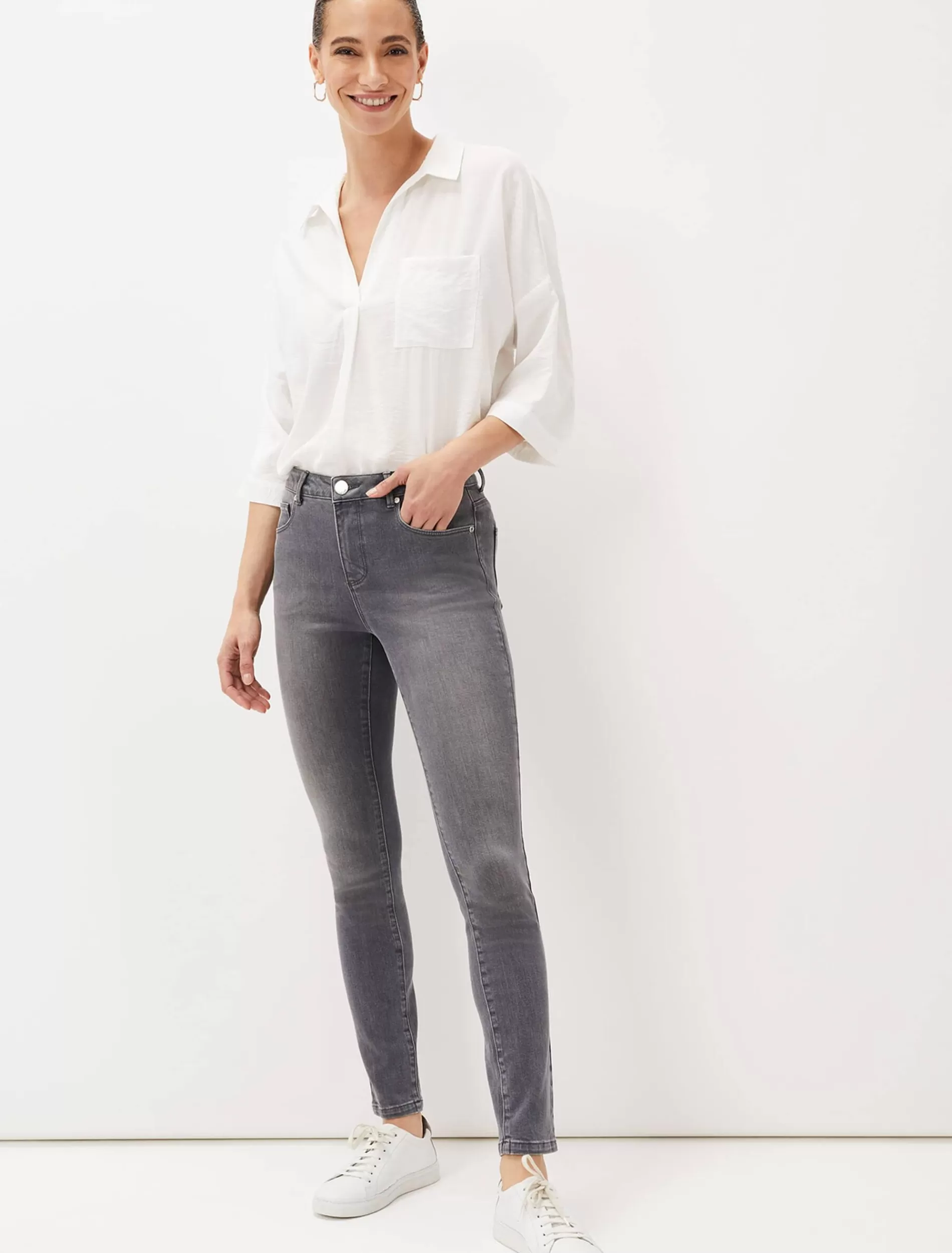 Phase Eight Aida Skinny Jean Grey Hot