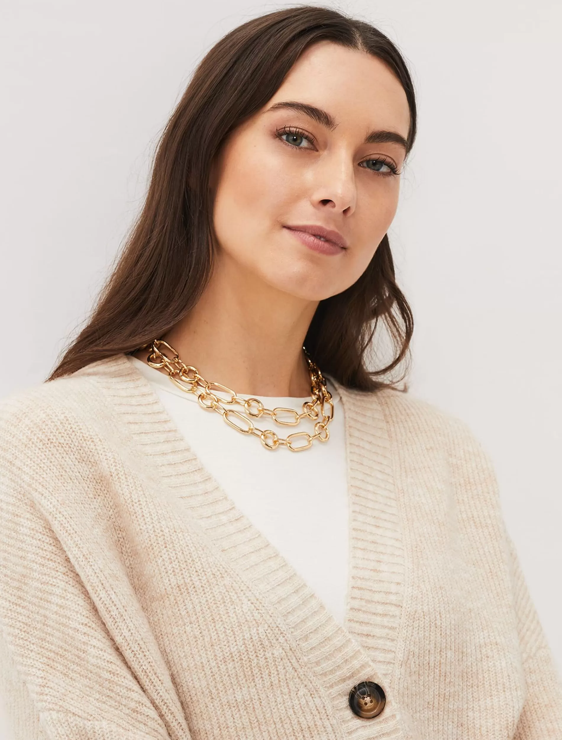 Phase Eight Alana Chain Necklace Gold Sale