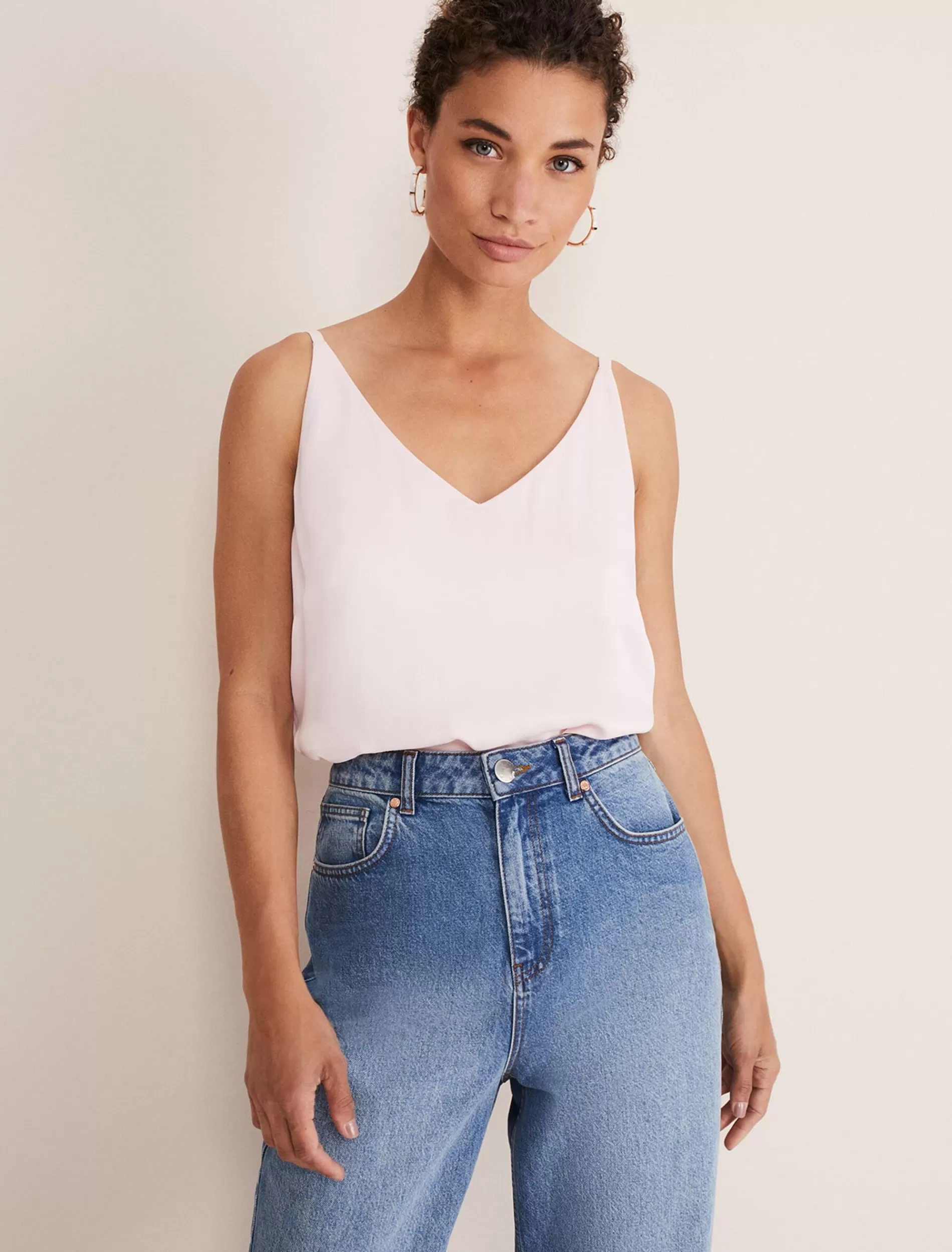 Phase Eight Alanis Cami Top Pale Pink Hot