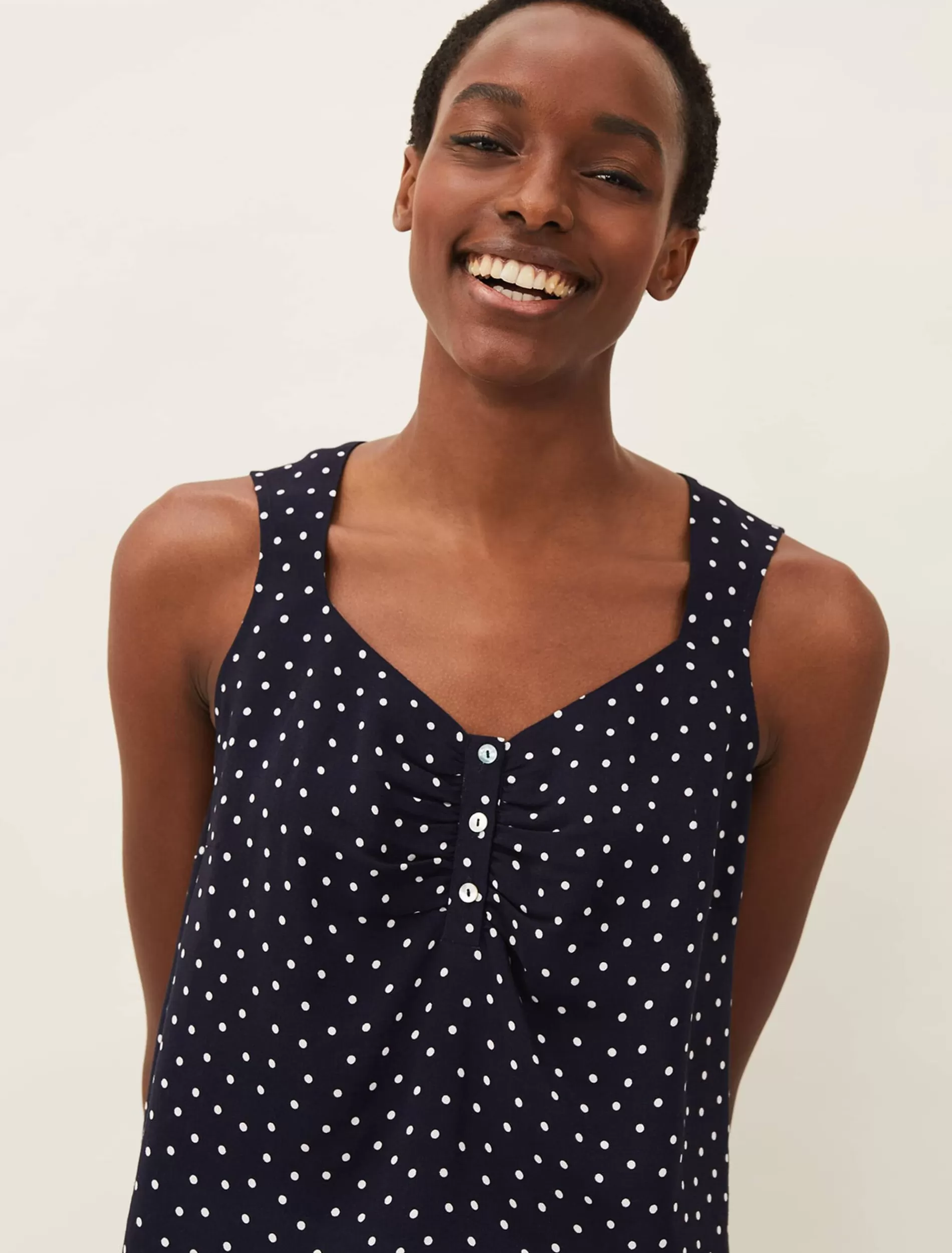 Phase Eight Alba Spot Cami Black New