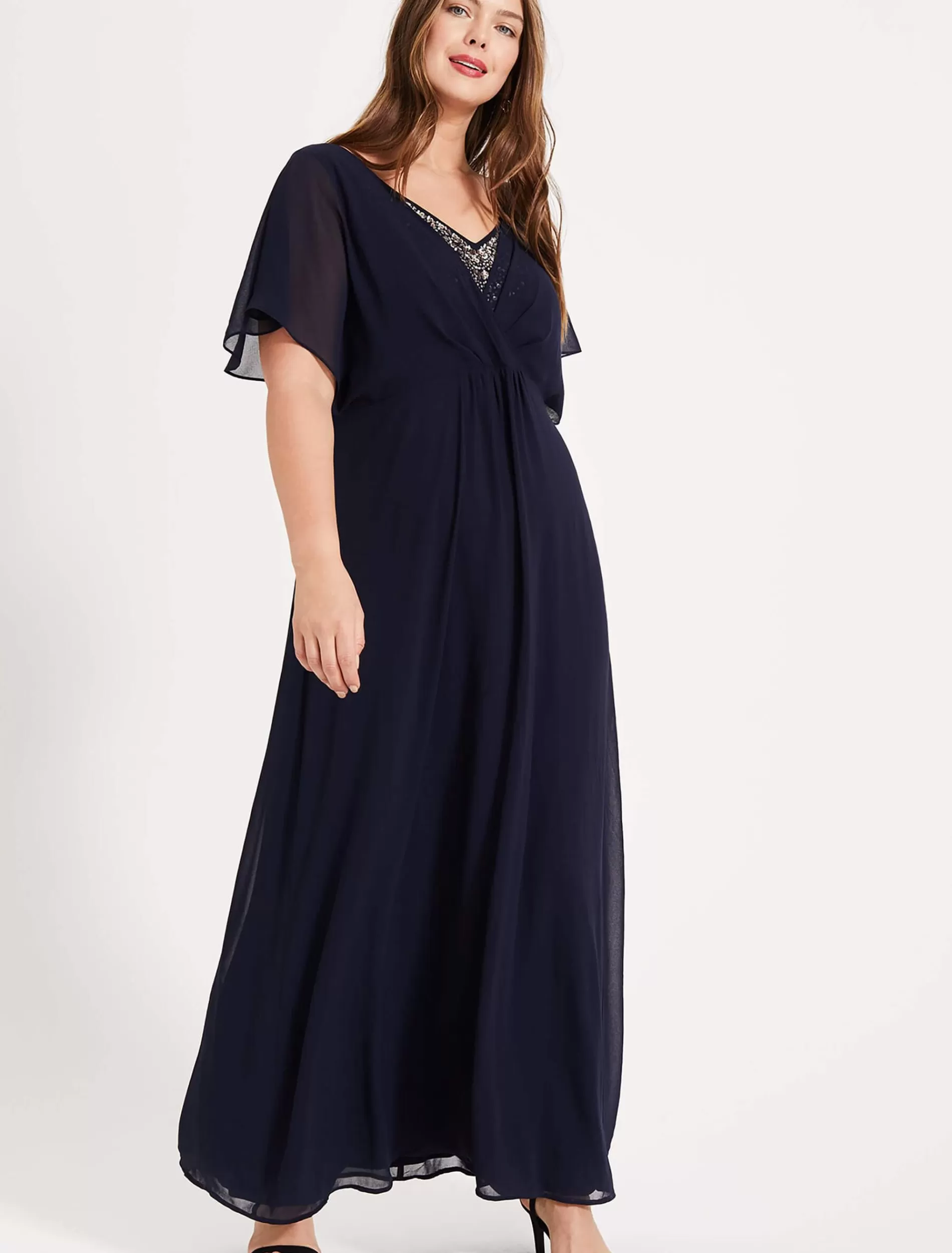 Phase Eight Albertina Maxi Dress Navy Best Sale