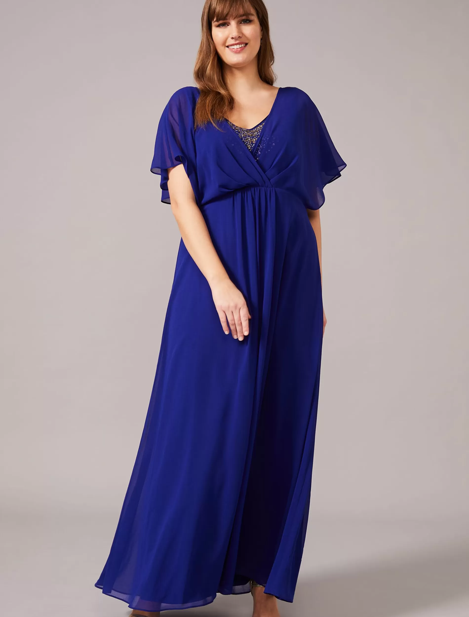 Phase Eight Albertina Sequin Maxi Dress Ultra-Violet Cheap