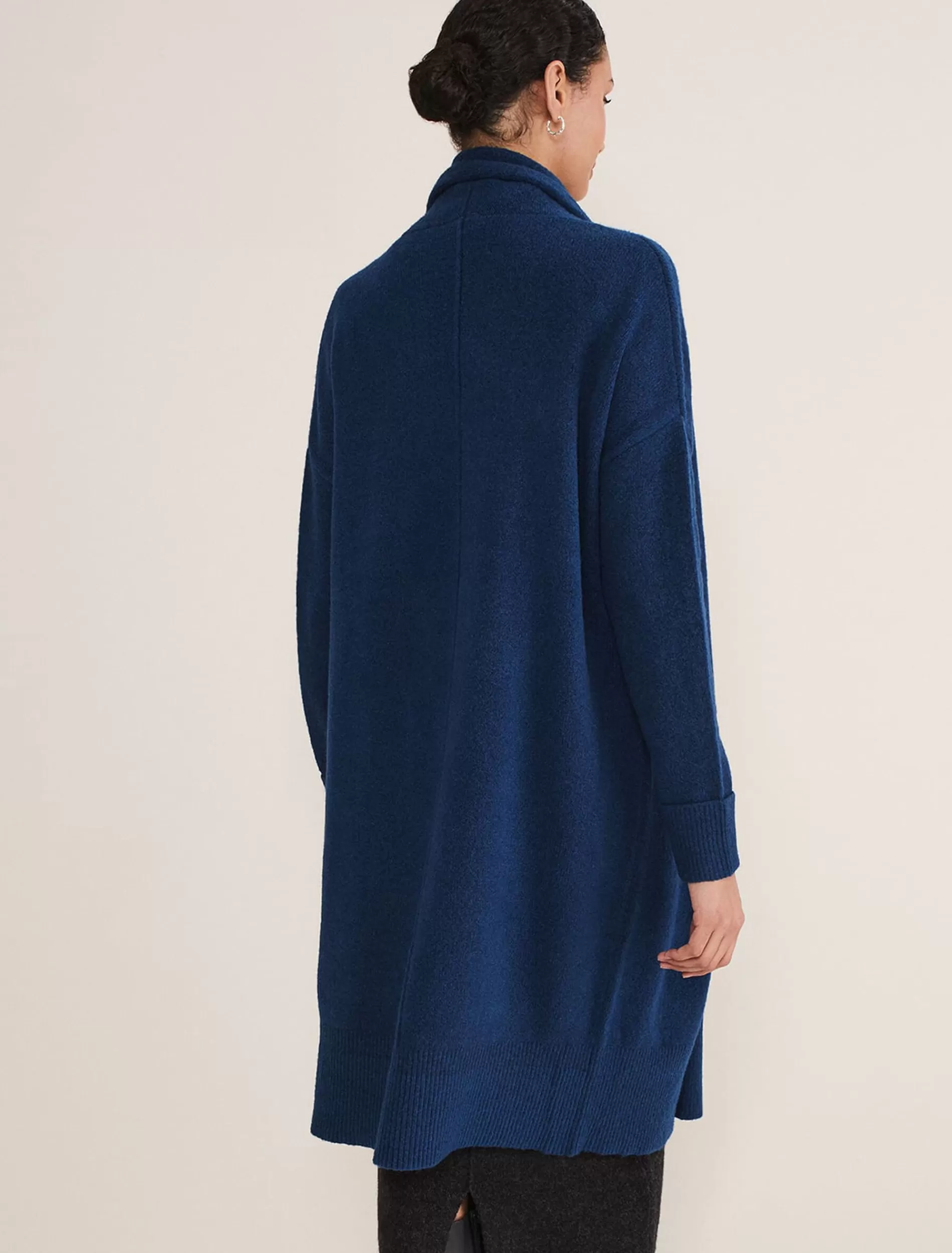 Phase Eight Alexa Fluffy Longline Cardigan Dark Teal Flash Sale