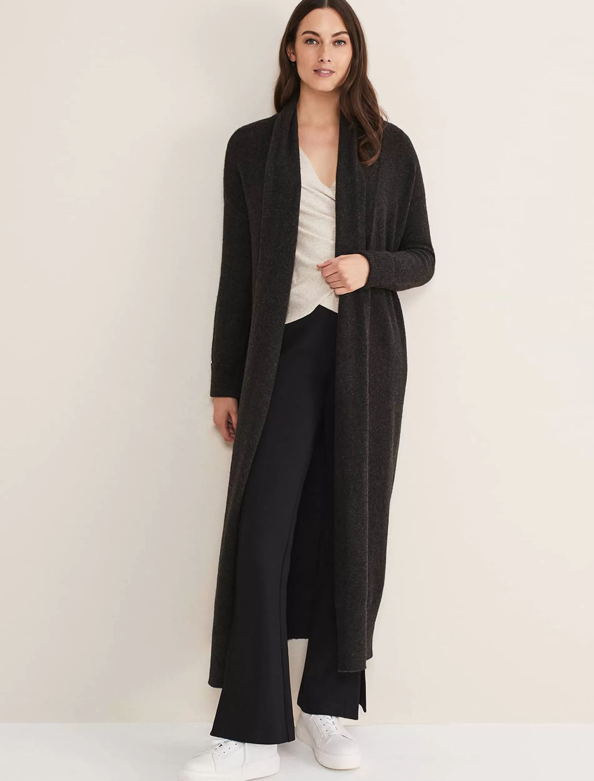 Phase Eight Alexa Maxi Cardigan Charcoal Fashion