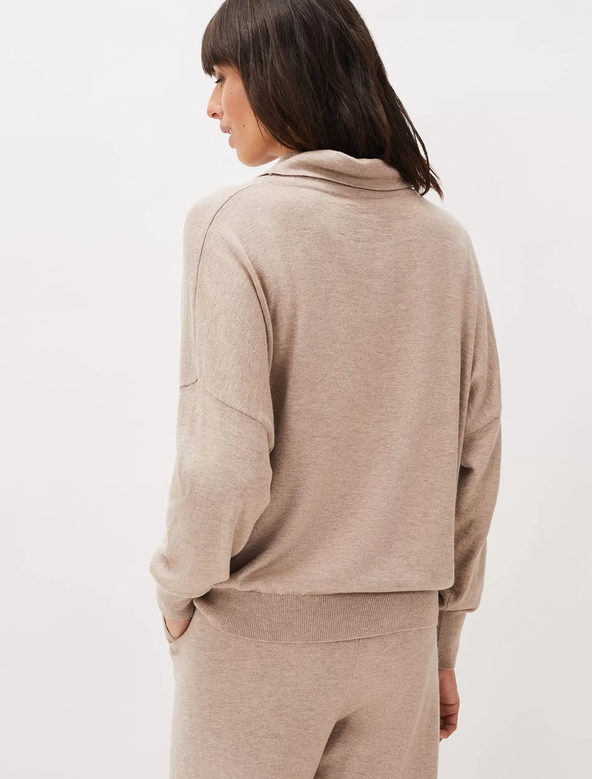Phase Eight Alice Funnel Neck Co-Ord Jumper Mocha Flash Sale