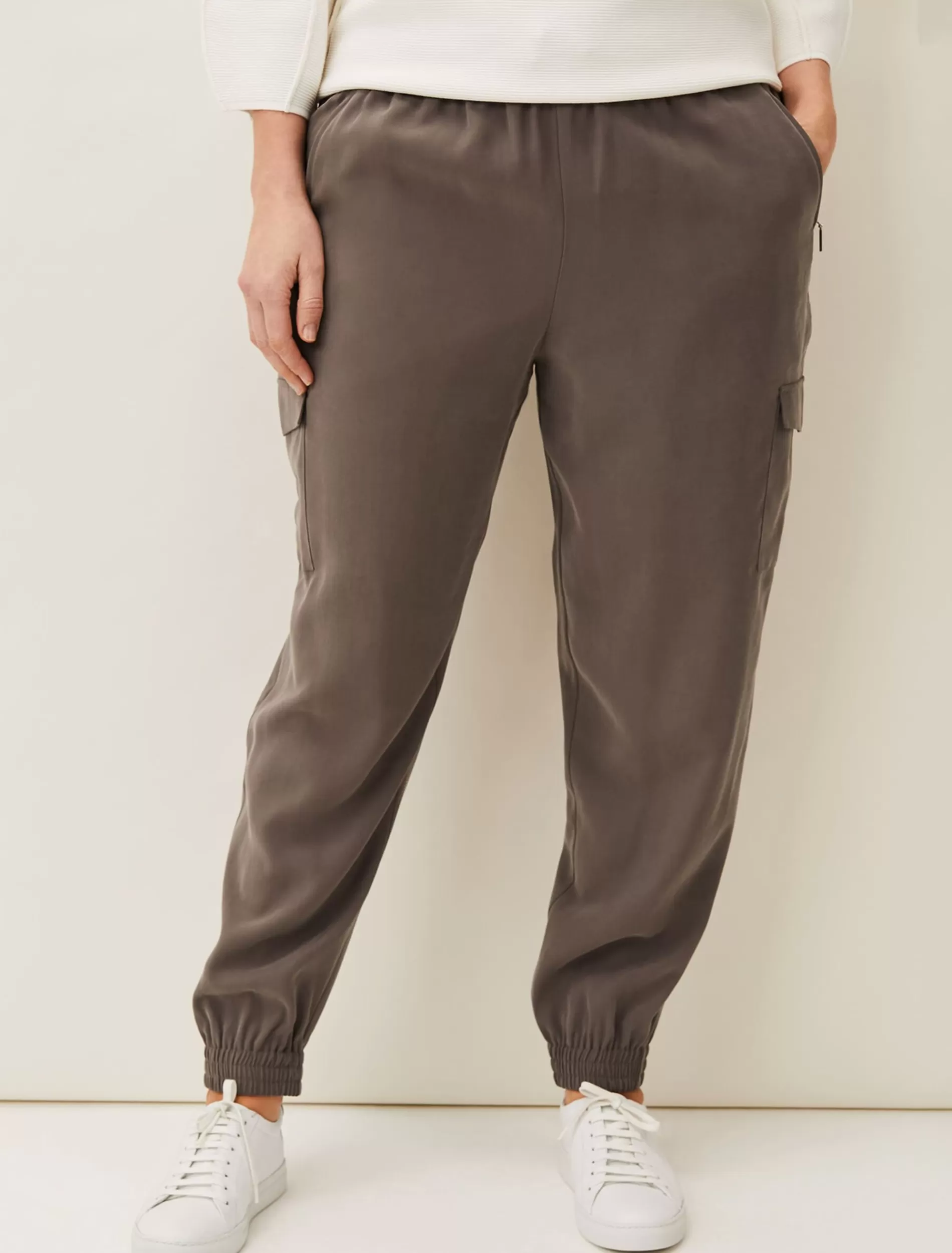 Phase Eight Alora Soft Cargo Jogger Grey Store