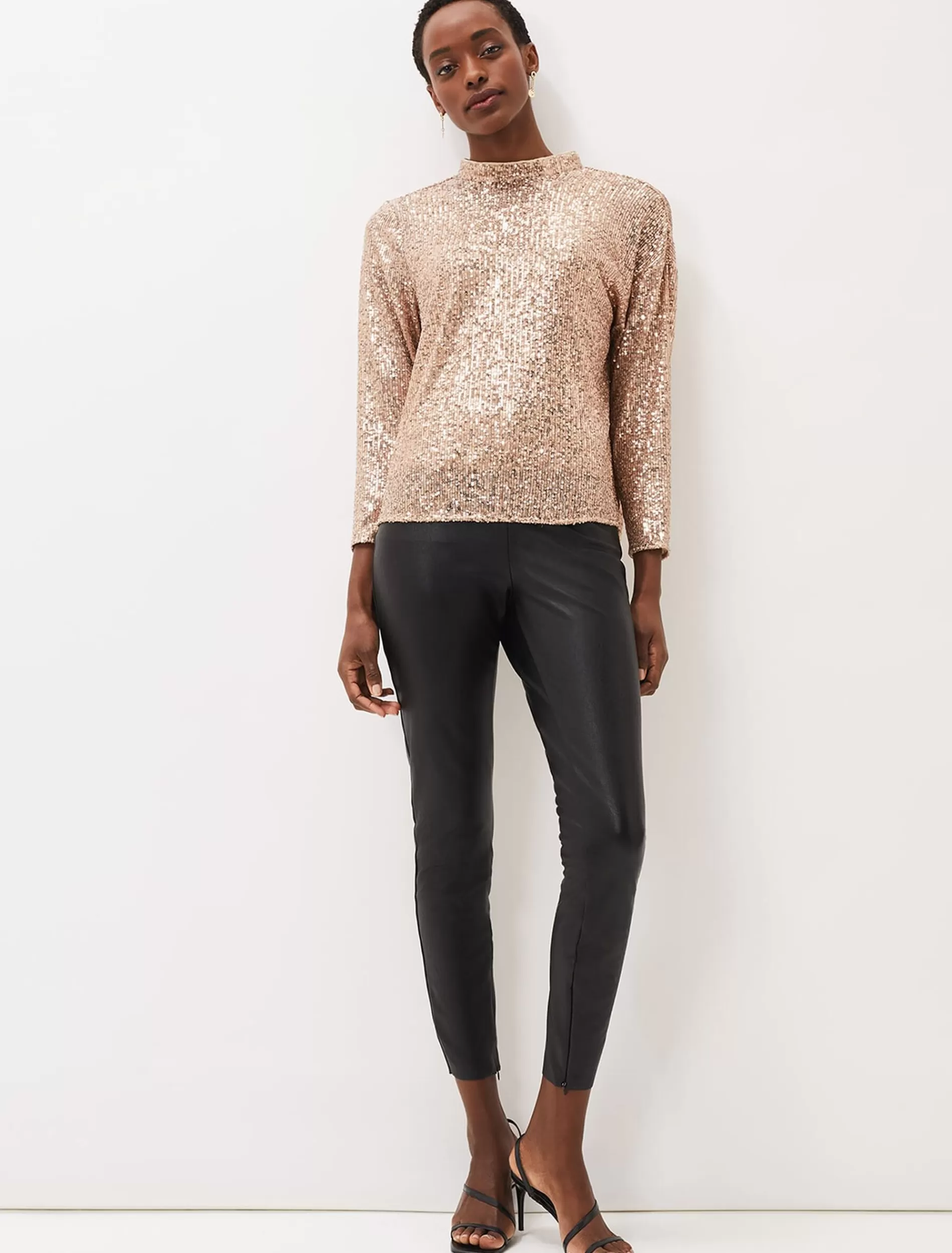 Phase Eight Amina Faux Leather Jegging Black Online
