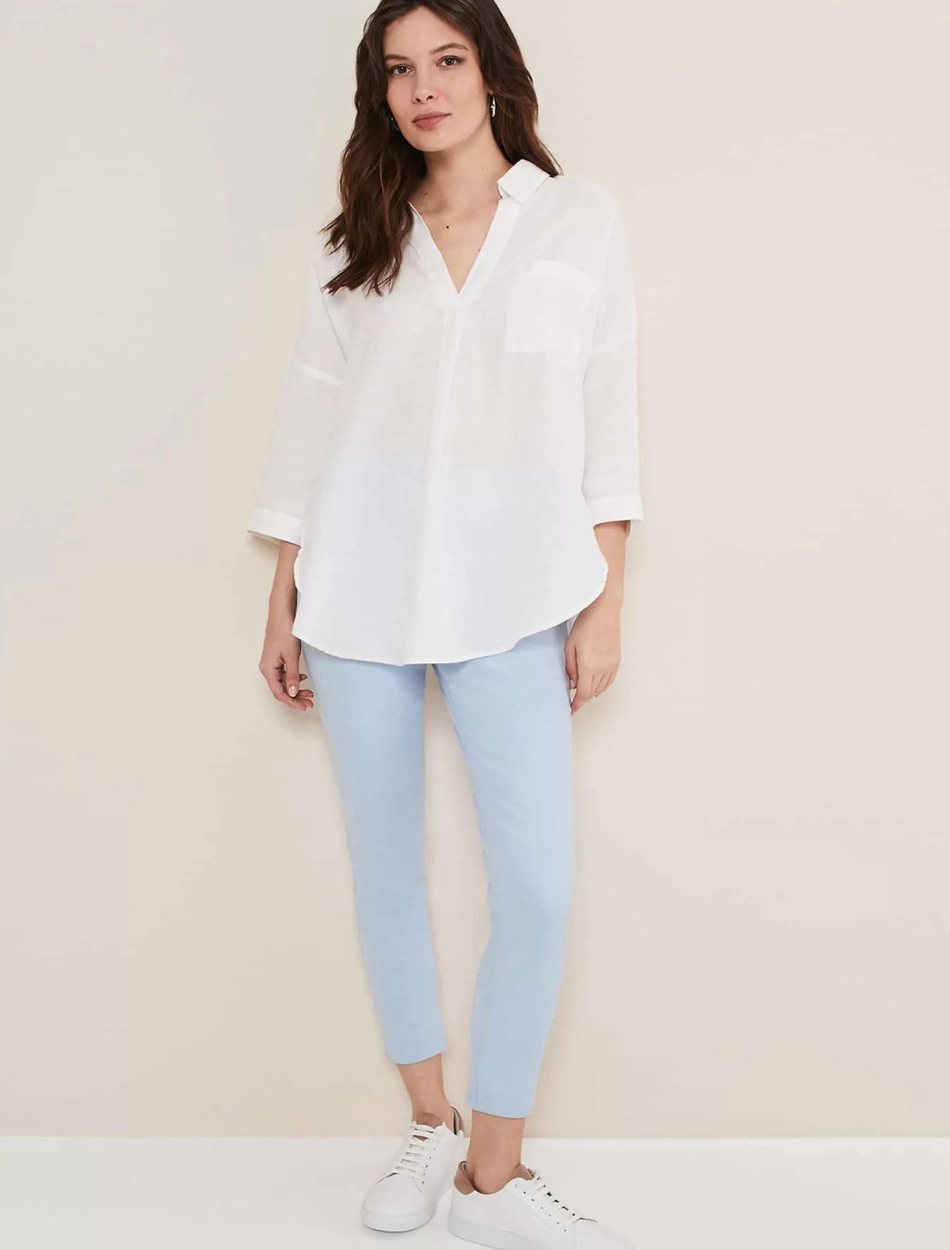Phase Eight Amina Jegging Long Soft Blue Cheap