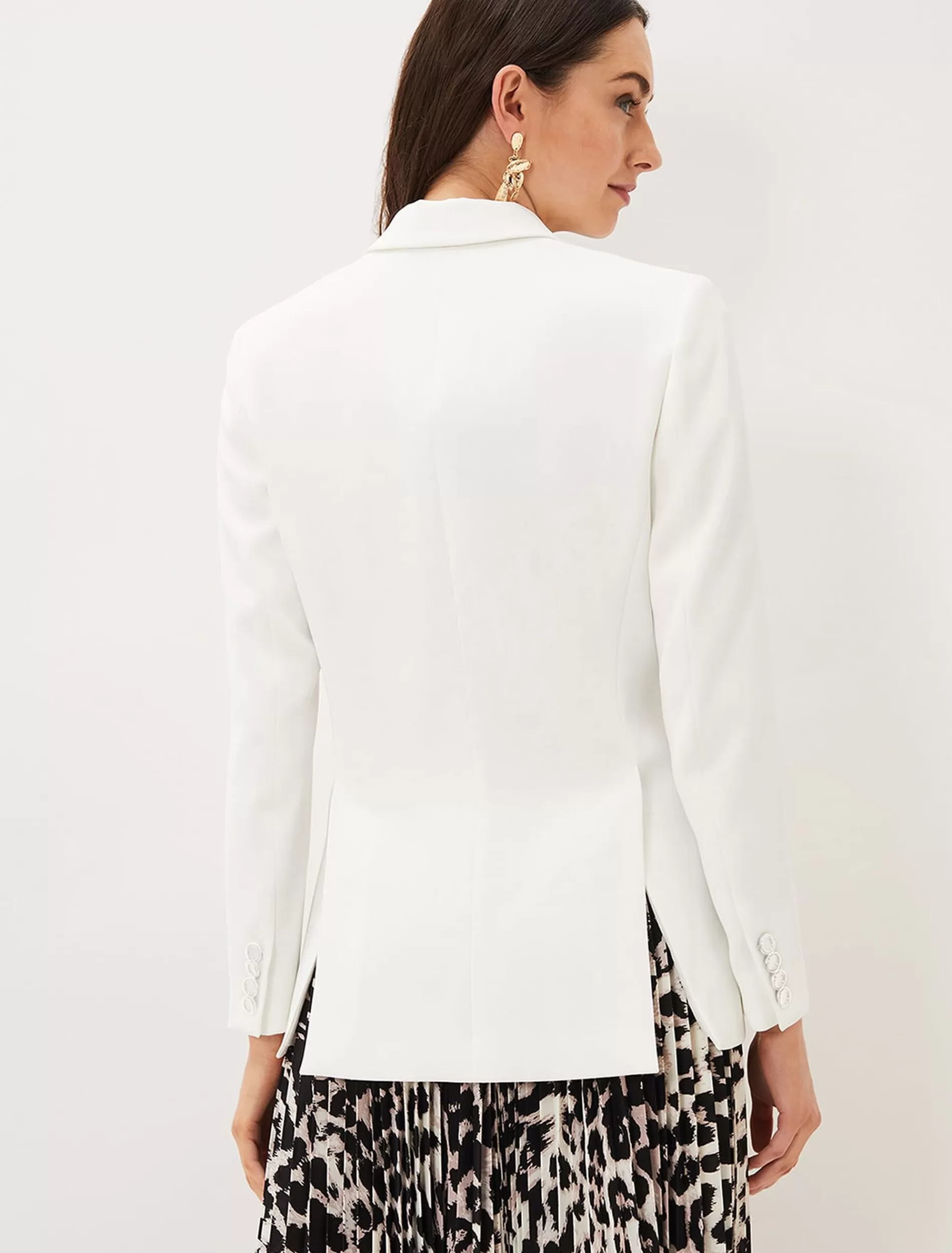 Phase Eight Amy Relaxed Jacket Ivory Best