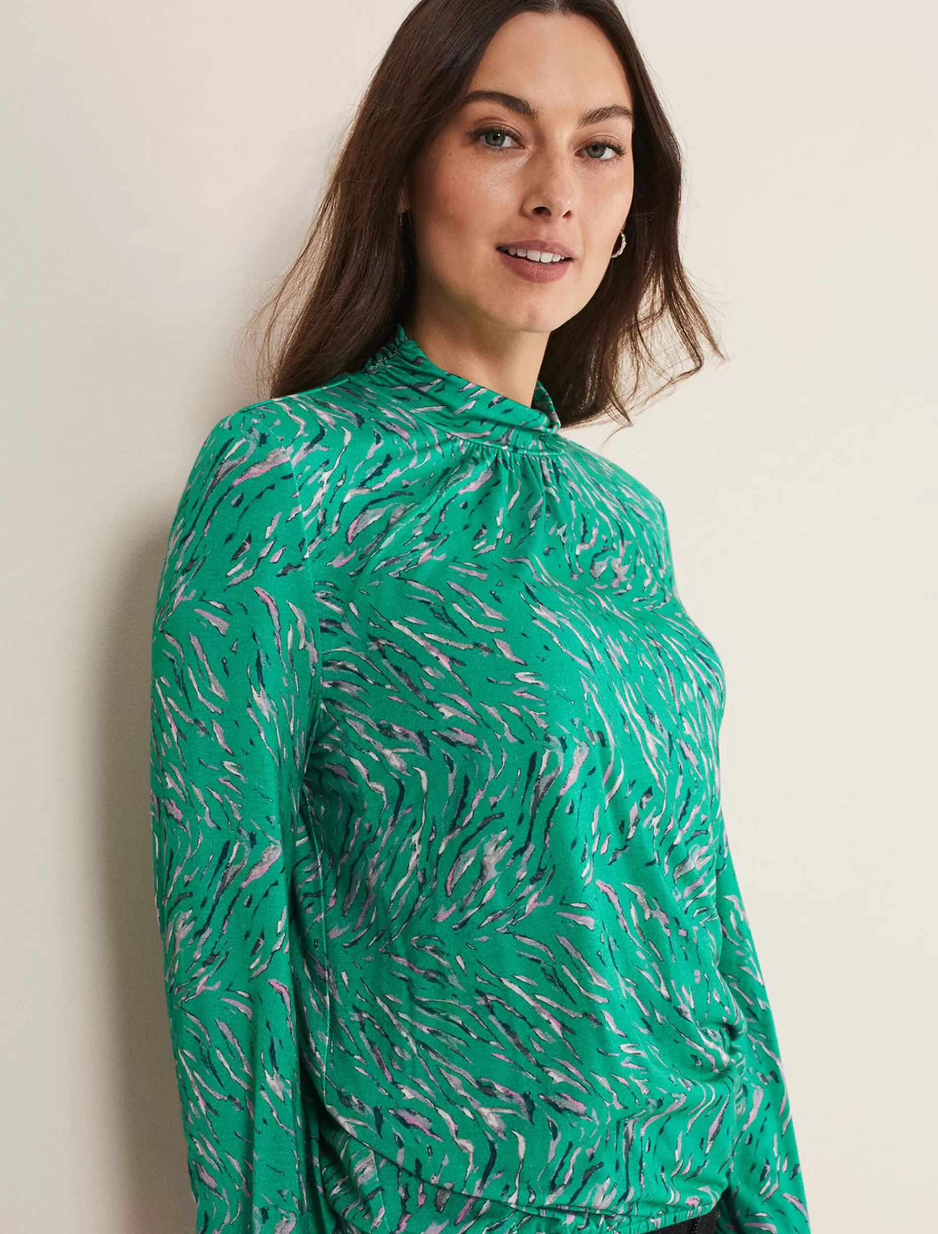 Phase Eight Anamaria Bubble Top Apple Multi Best