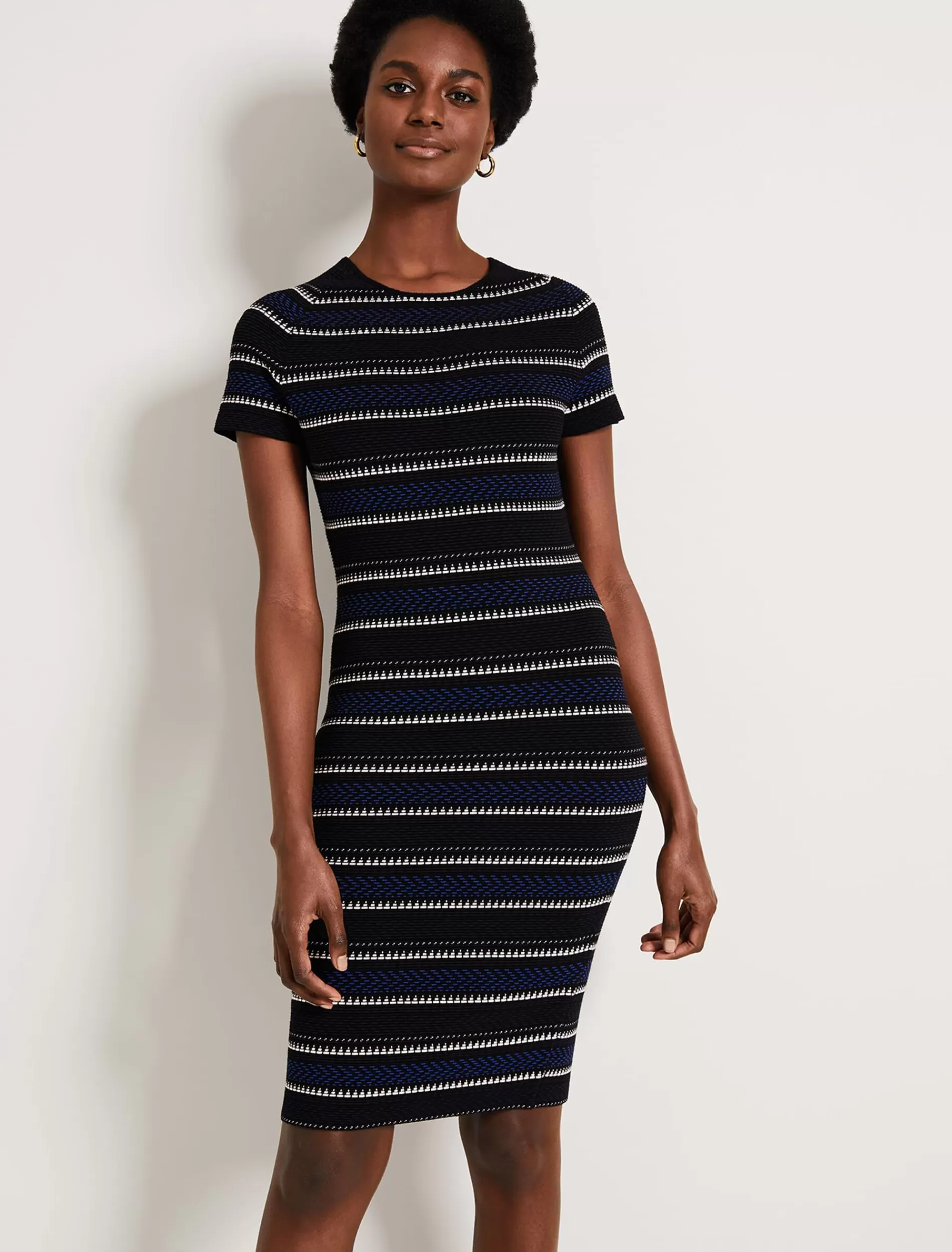 Phase Eight Andia Knitted Dress Multi-Coloured Fashion