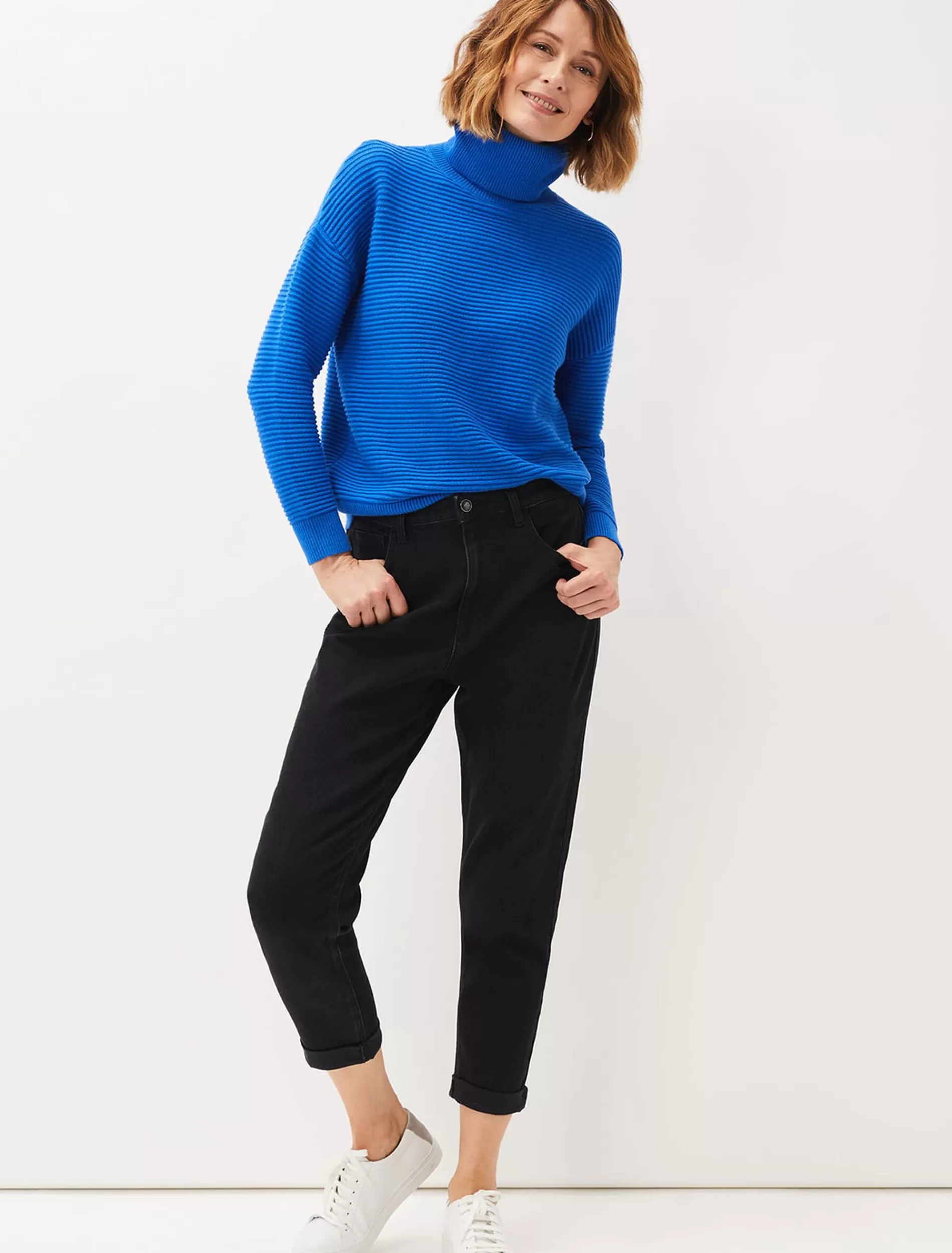 Phase Eight Angelina Girlfriend Jeans Black Outlet