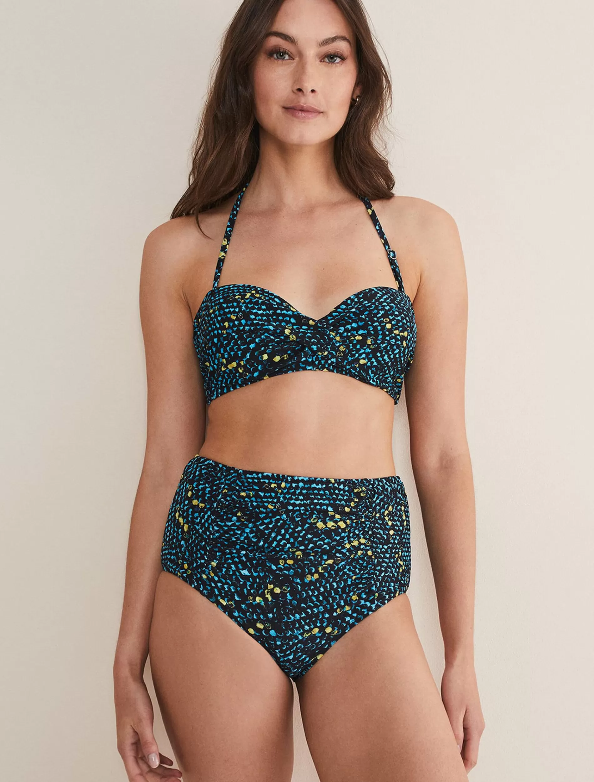 Phase Eight Animal Bikini Bottom Blue Multi Shop