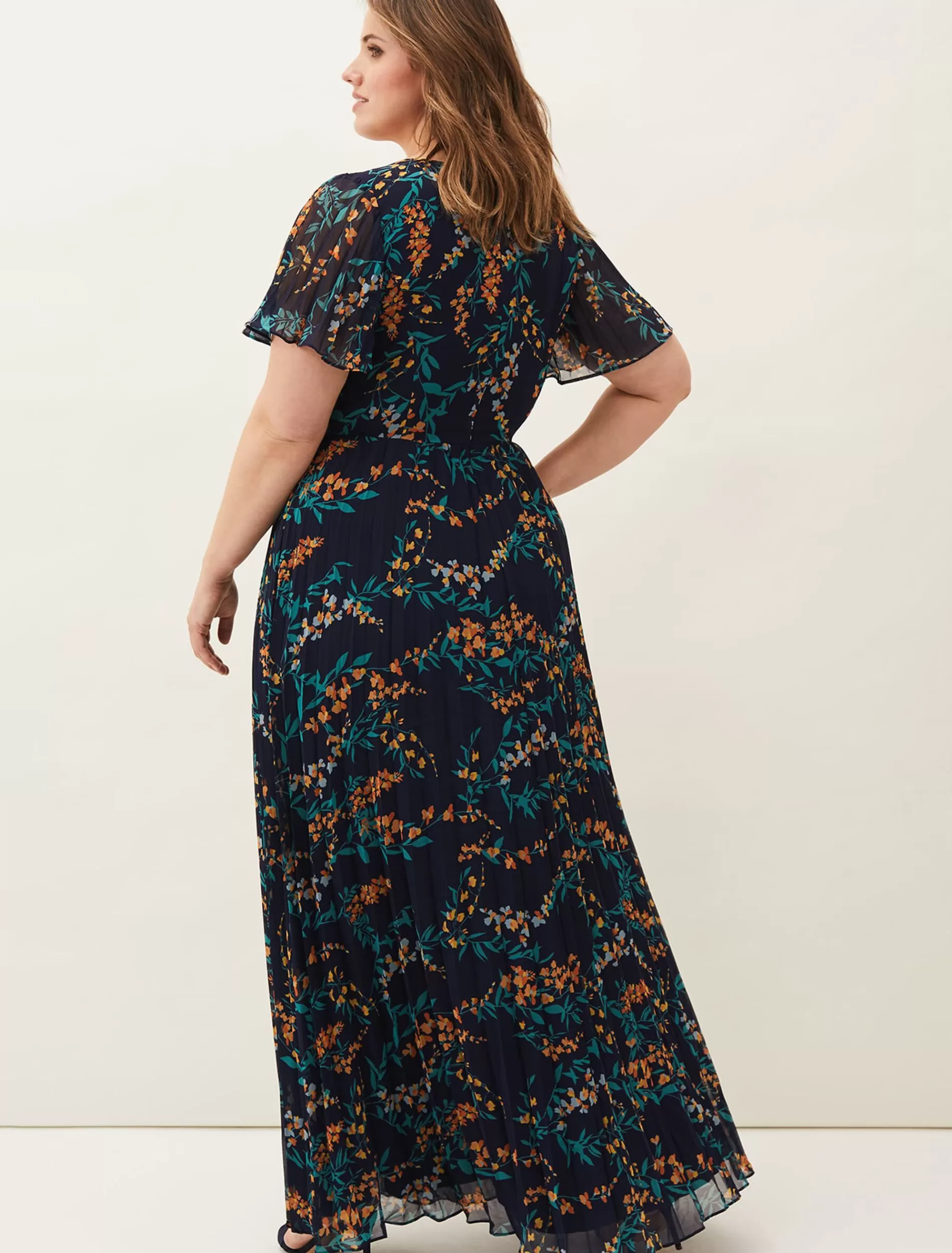 Phase Eight Annie Floral Maxi Dress Navy/Multi Best
