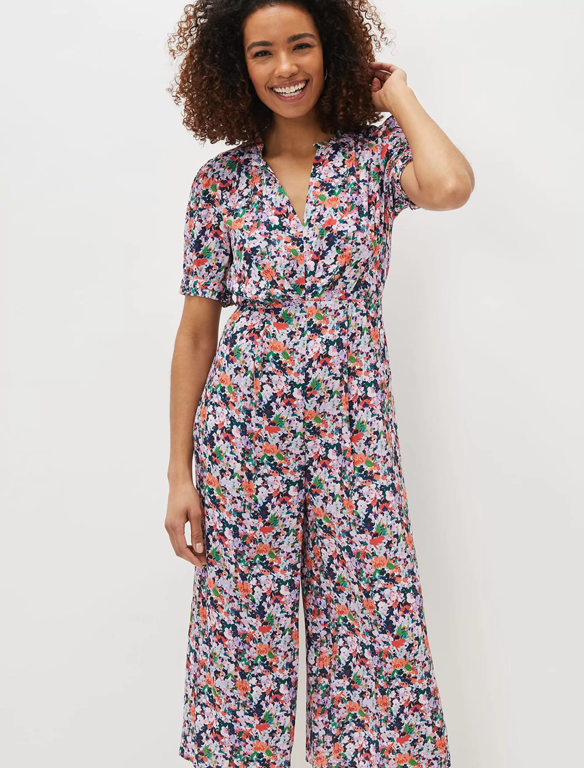 Phase Eight Astrid Ditsy Jumpsuit Multi-Coloured Shop