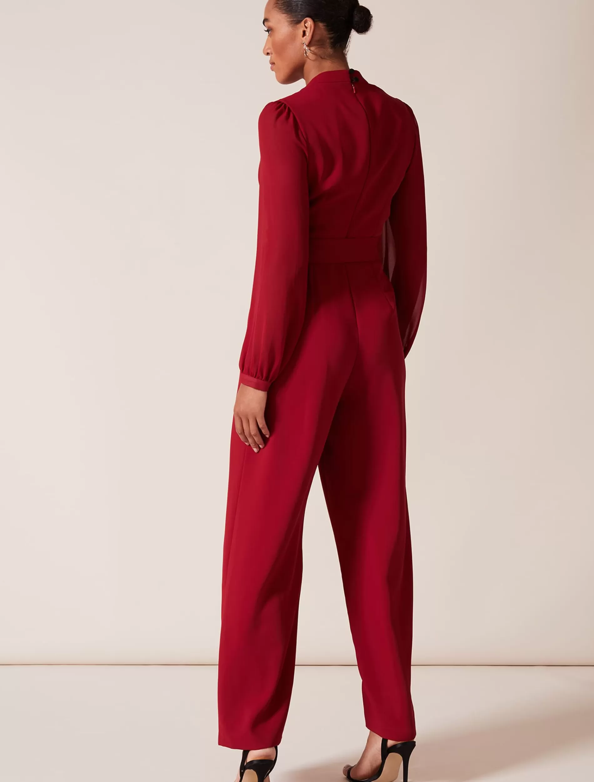 Phase Eight Audrey Jumpsuit Crimson Discount
