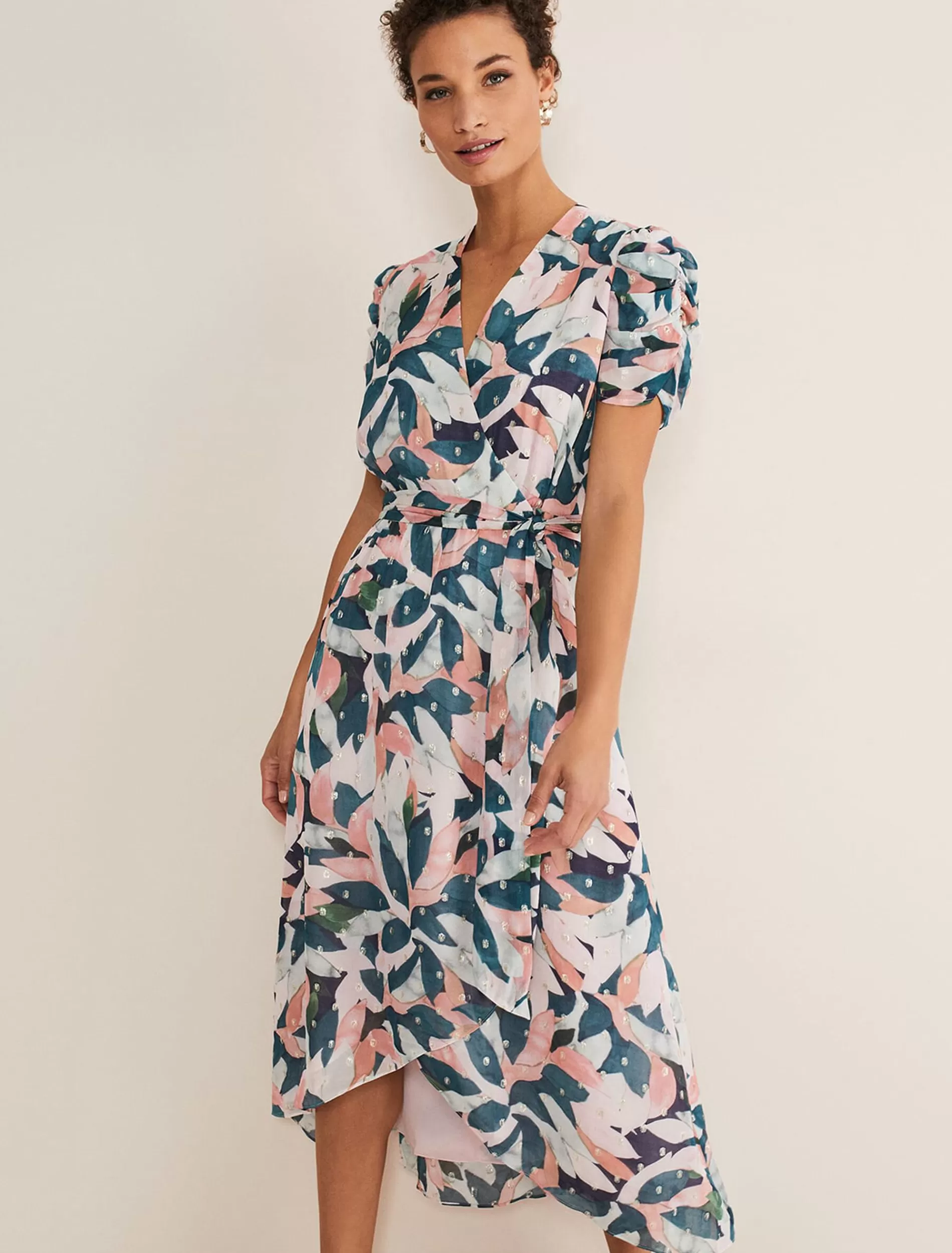 Phase Eight Averie Floral Midaxi Dress Multi-Coloured Fashion