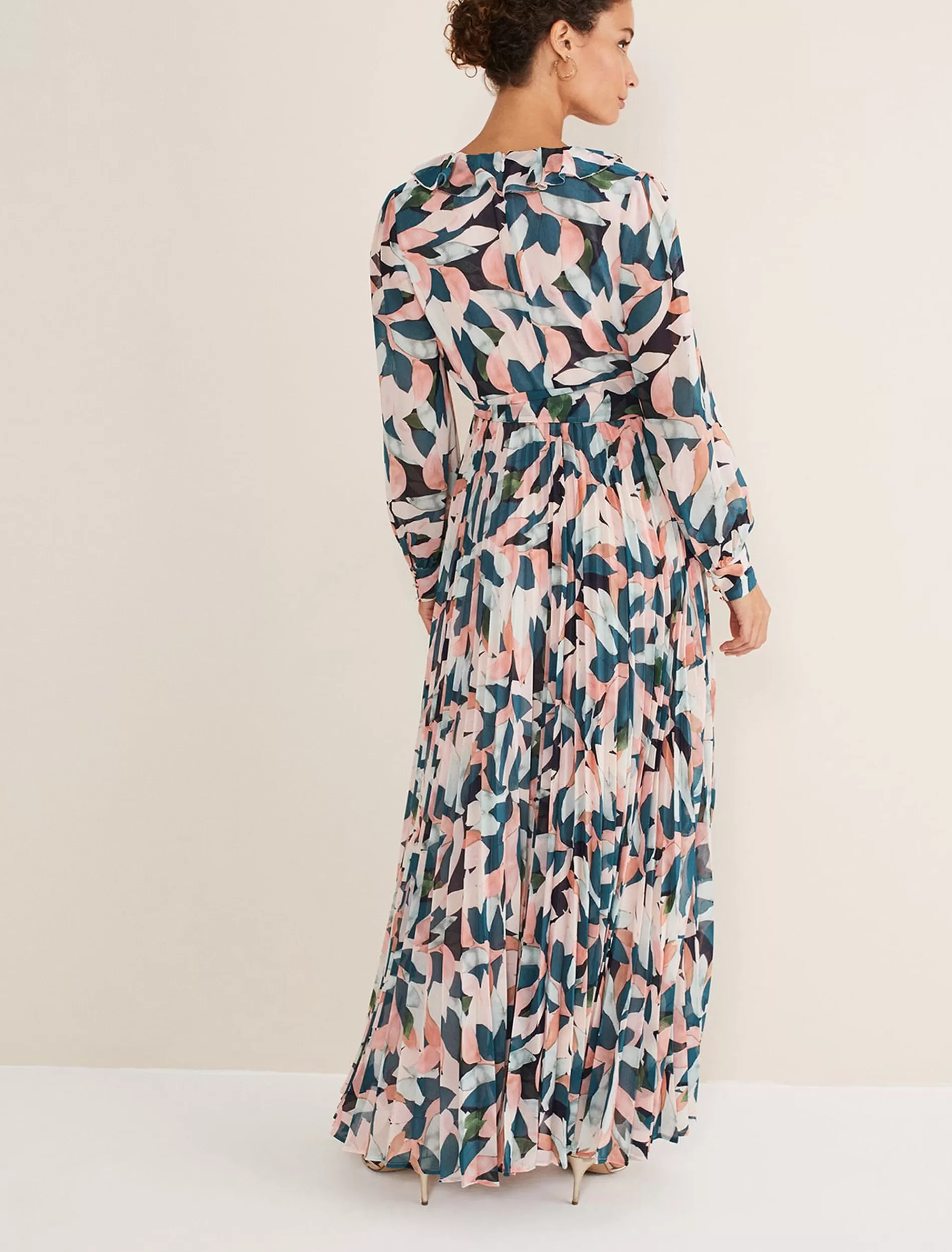Phase Eight Averie Print Maxi Dress Multi-Coloured Outlet