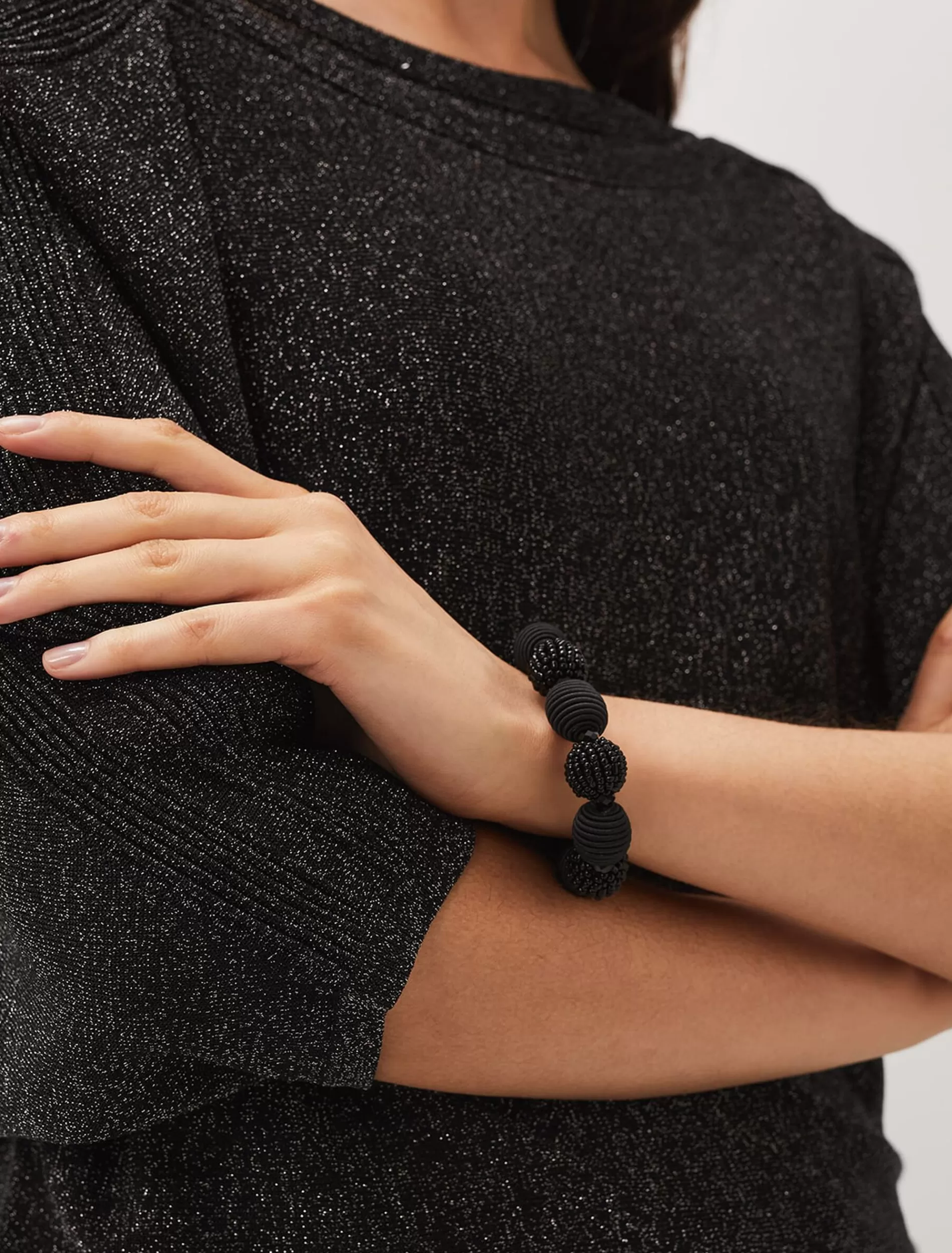 Phase Eight Beaded Bracelet Black Online