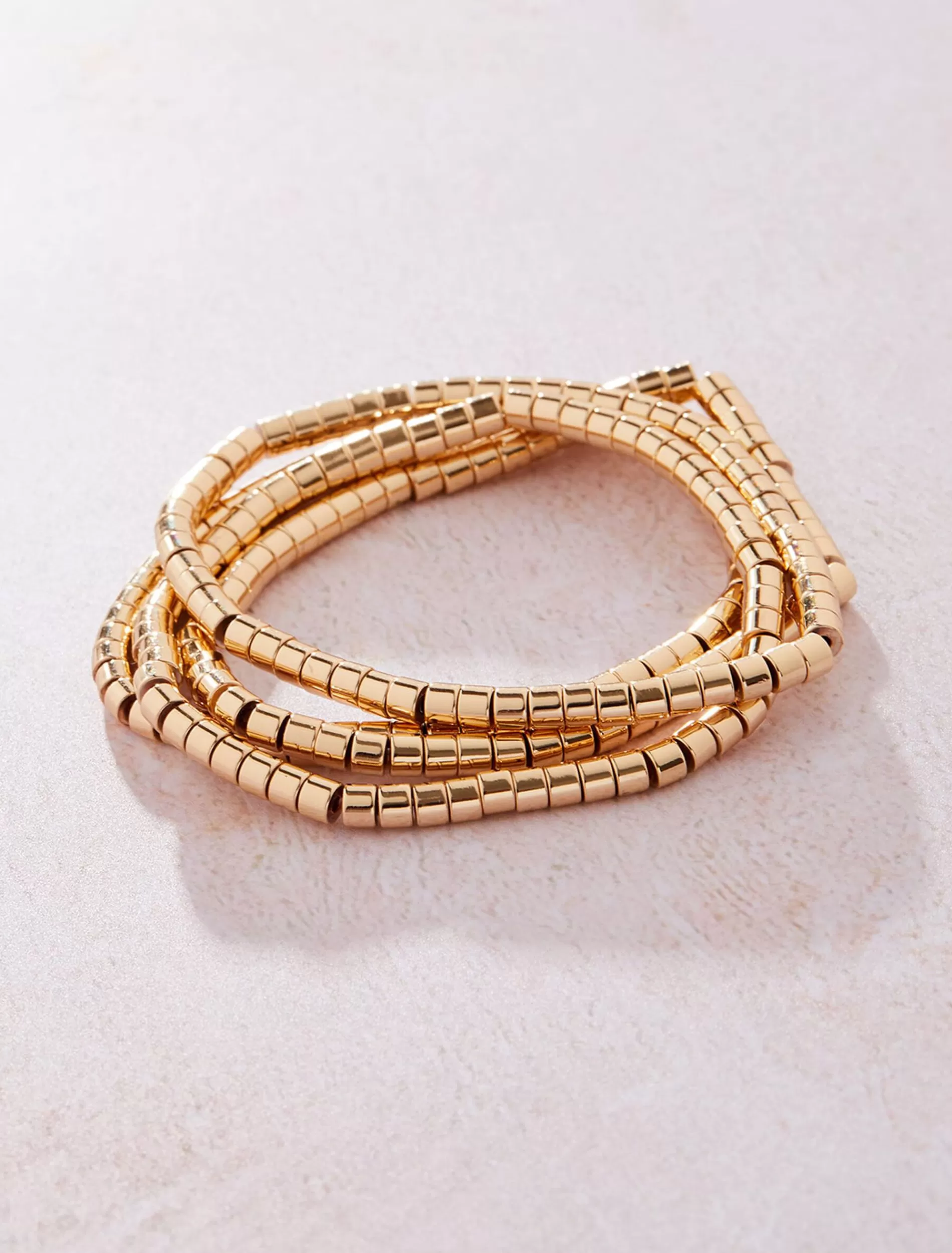 Phase Eight Beaded Bracelet Pack Gold Store