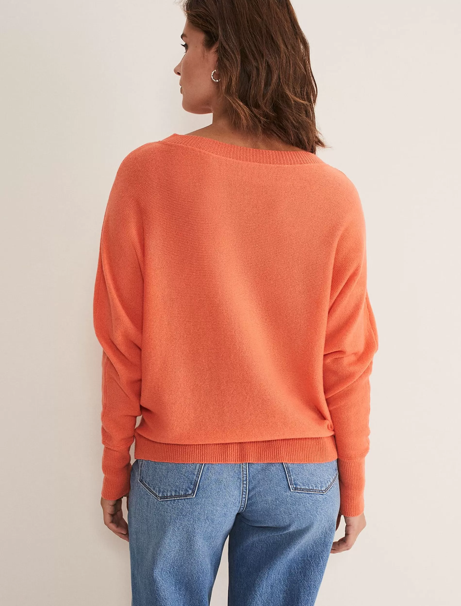 Phase Eight Beatrice Cashmere Jumper Orange Fizz Flash Sale
