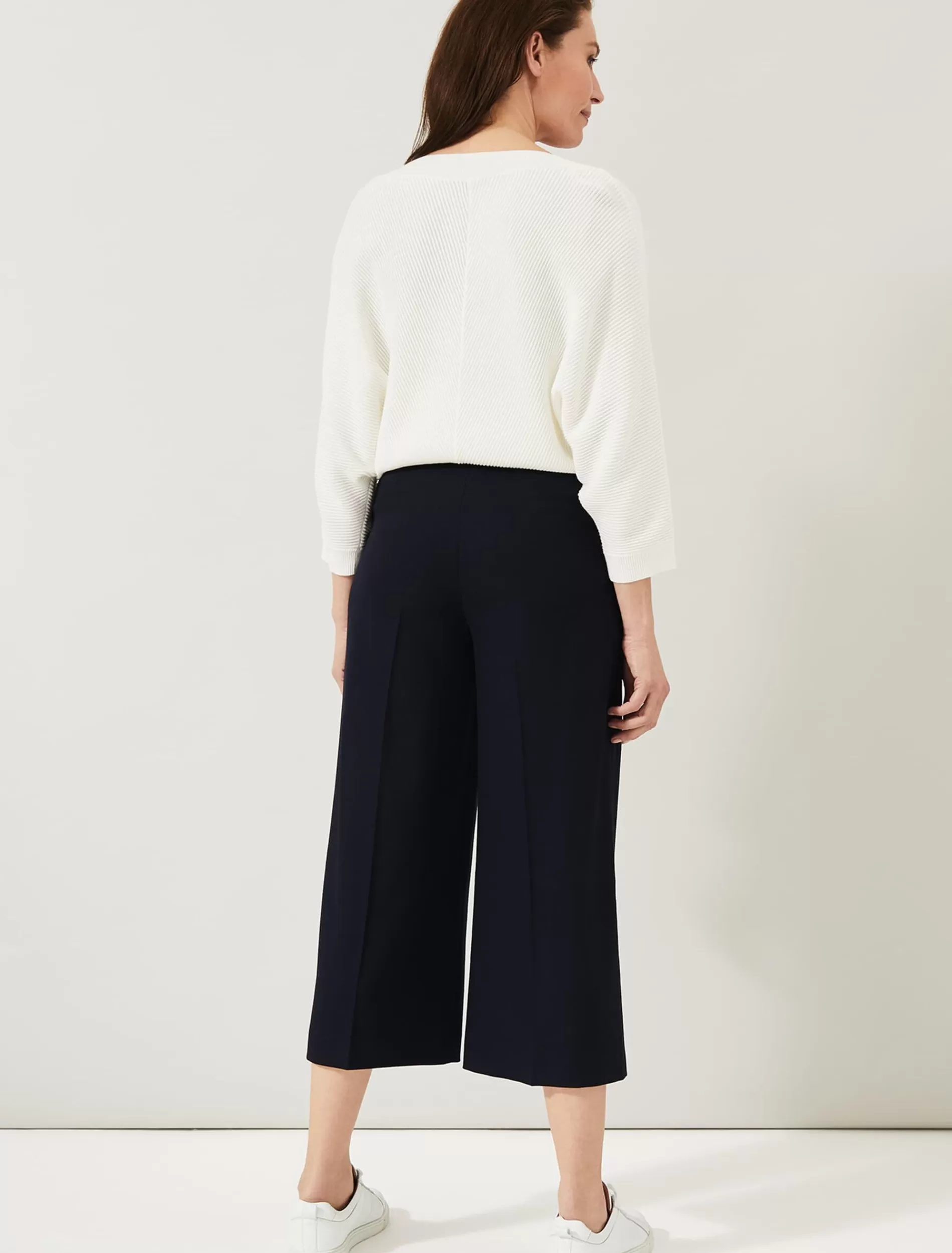 Phase Eight Beatrix Double Button Culotte Navy Fashion