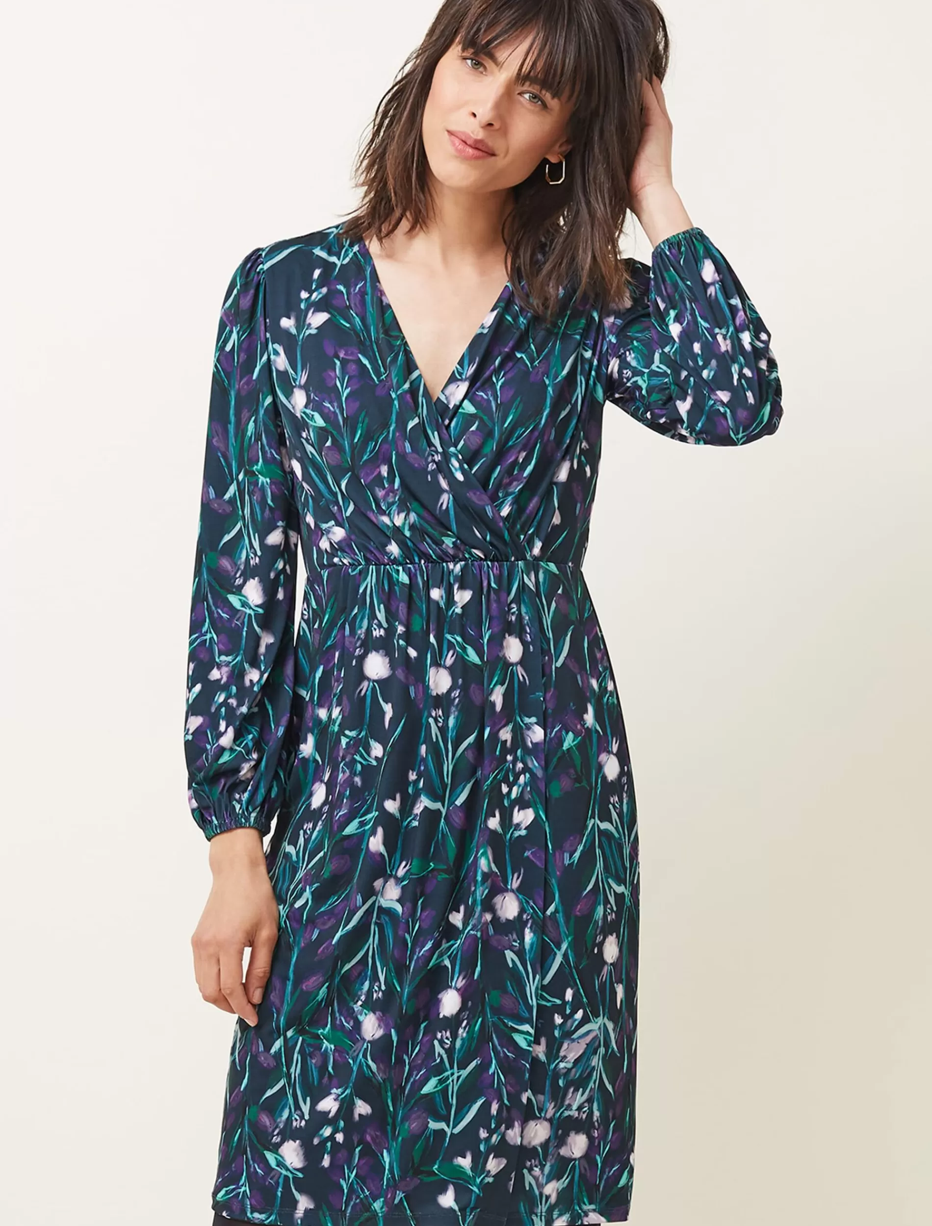 Phase Eight Beatrix Floral Jersey Dress Multi-Coloured Fashion