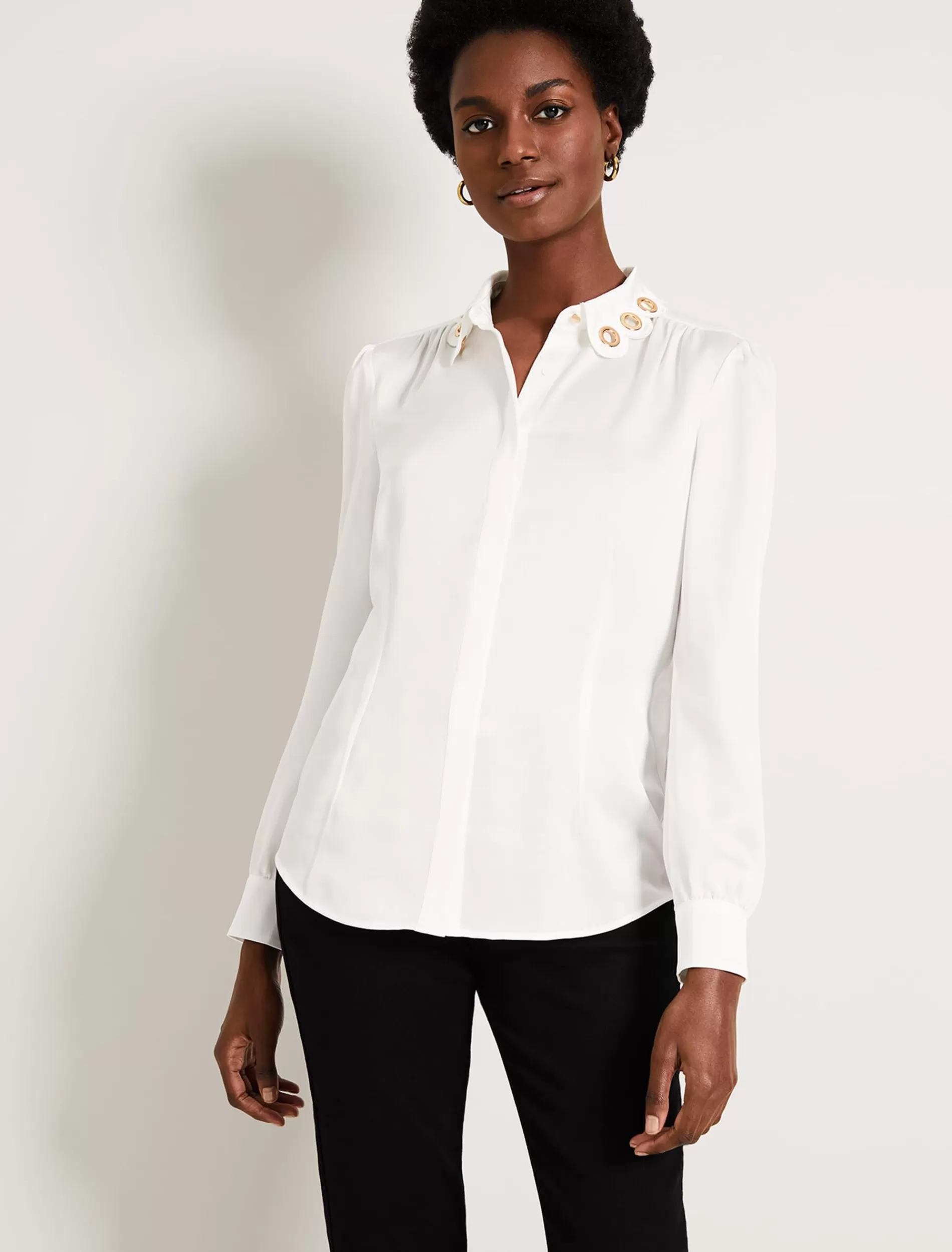 Phase Eight Beli Eyelet Blouse Ivory Flash Sale
