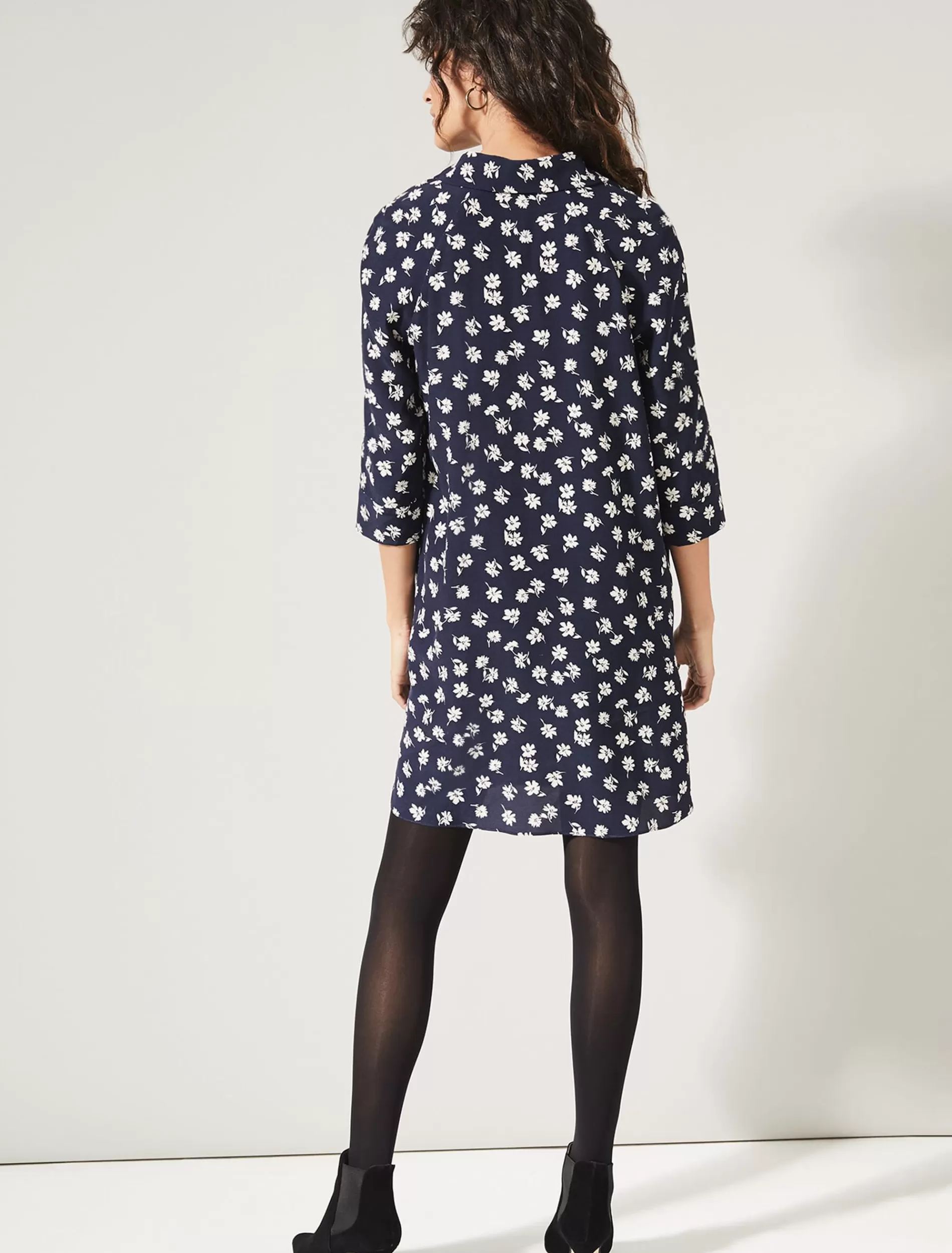 Phase Eight Bella Floral Dress Navy/Ivory Best