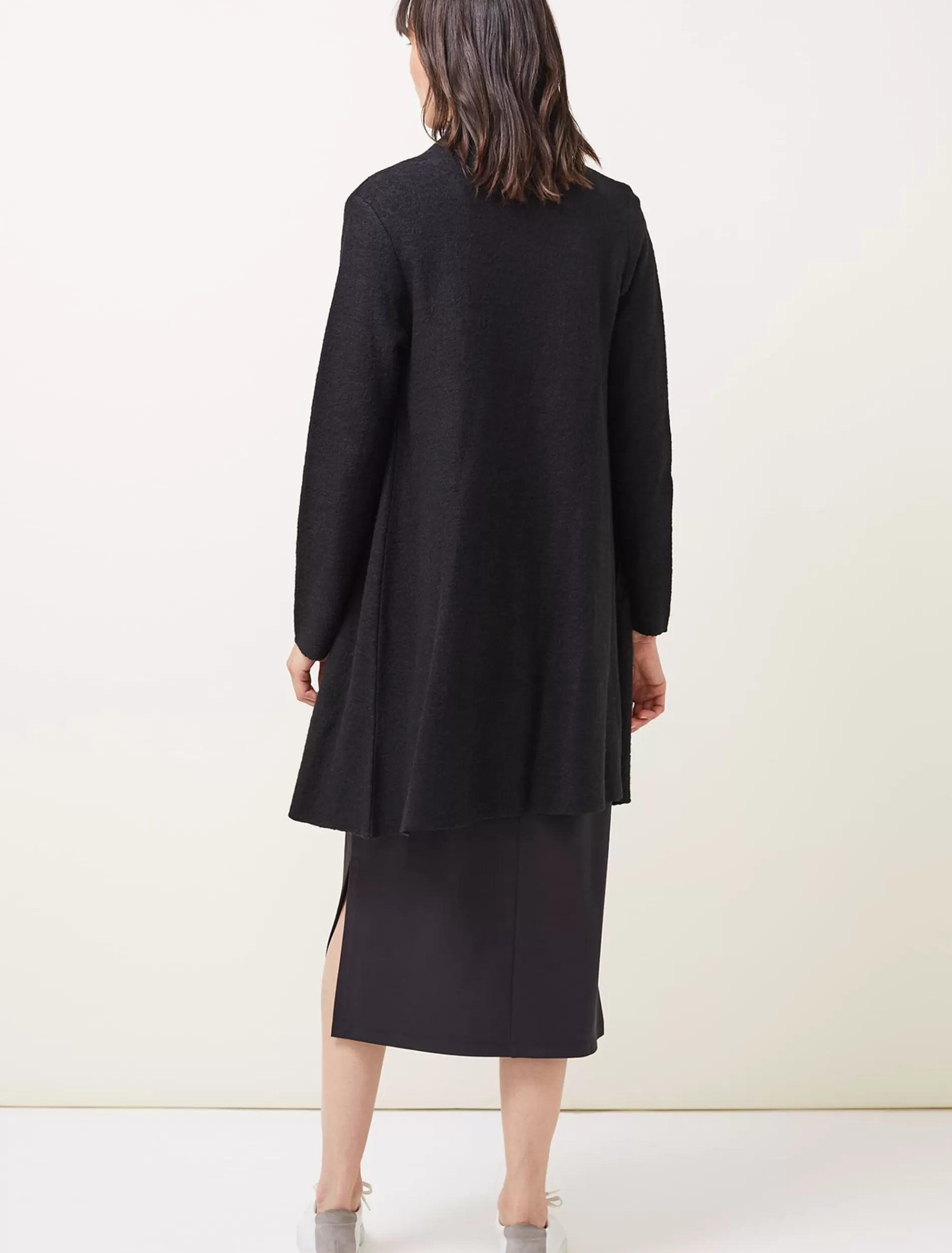Phase Eight Bellona Knit Coat Black Fashion