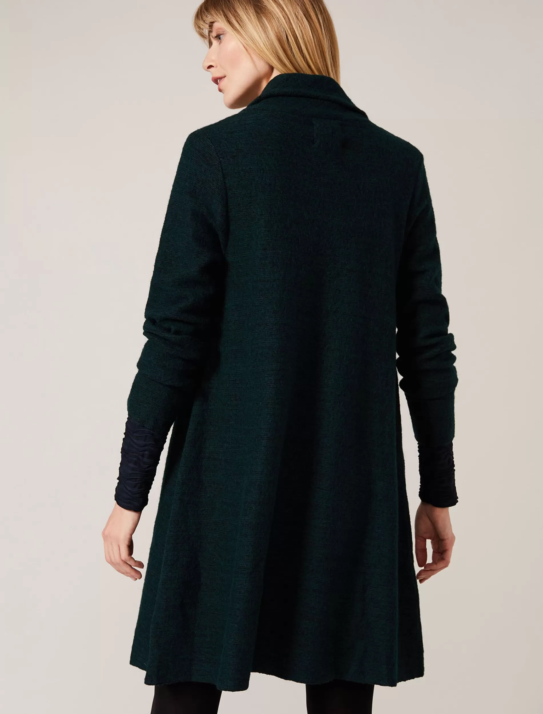 Phase Eight Bellona Knit Coat Pine Online