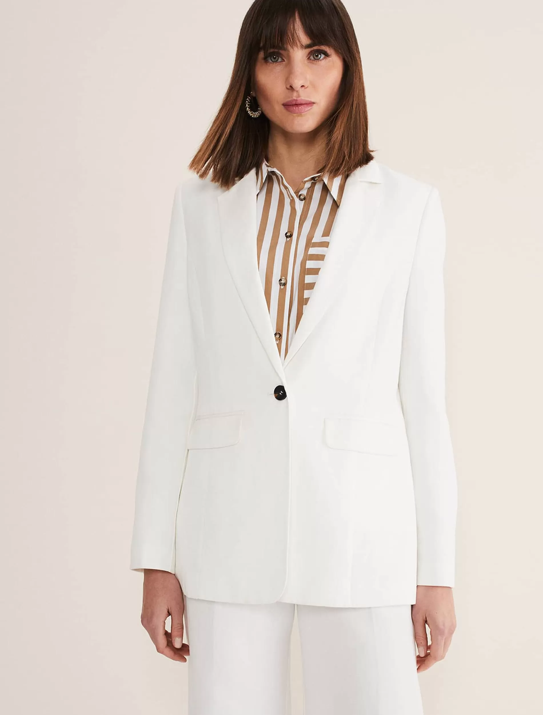 Phase Eight Bianca Blazer Coord Ivory Flash Sale