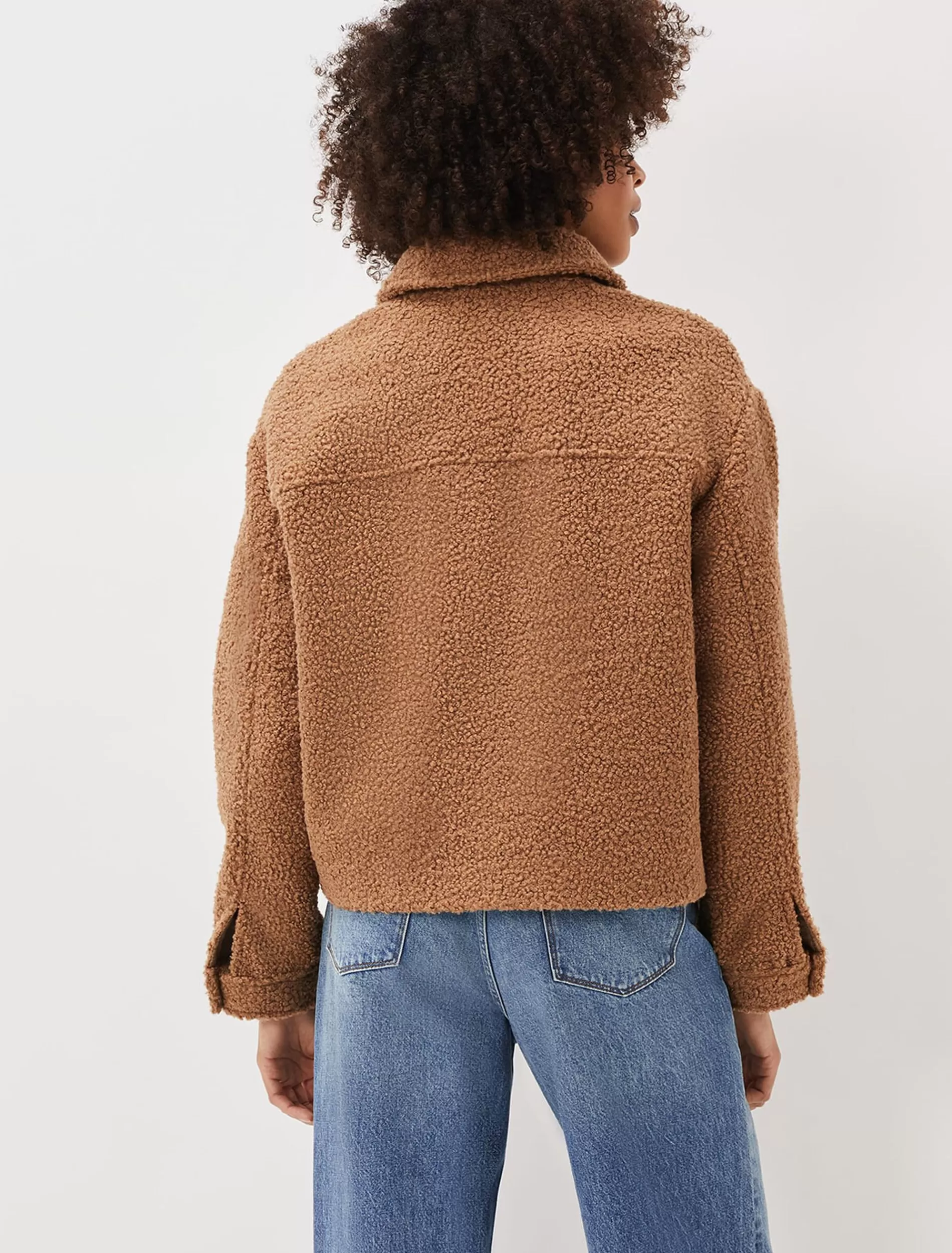 Phase Eight Blake Borg Jacket Camel Discount