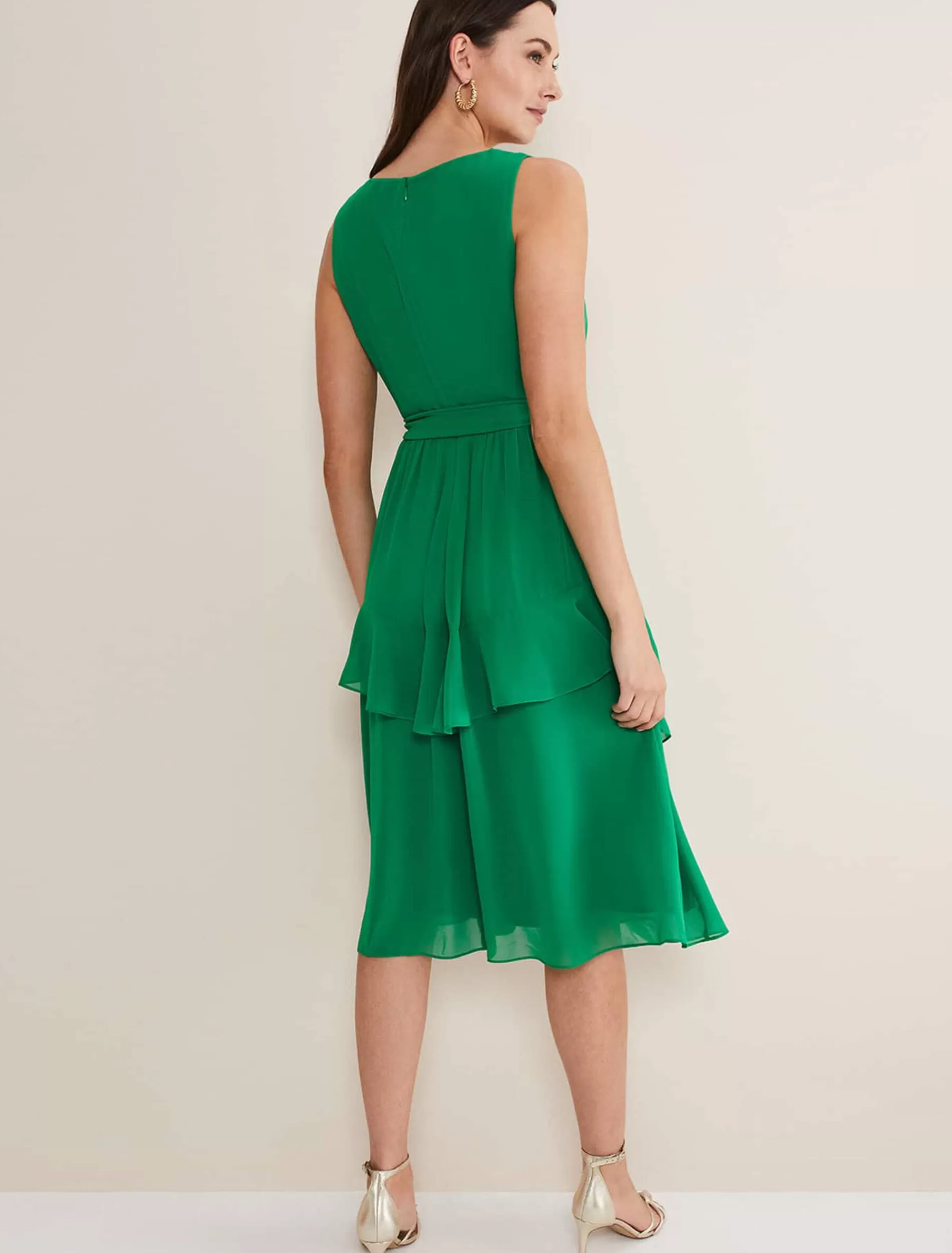 Phase Eight Breesha Dress Grass Green New