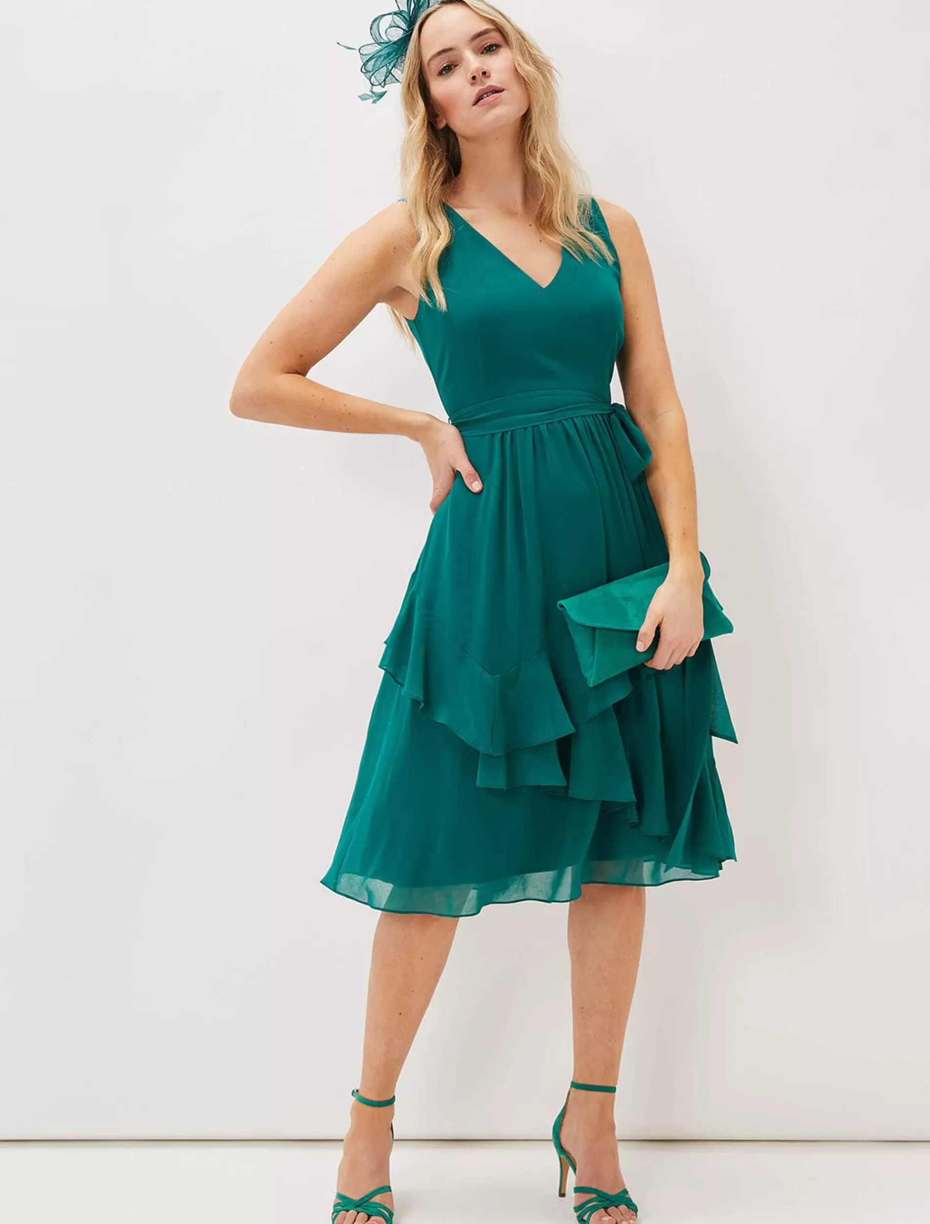 Phase Eight Breesha Dress Jade Sale