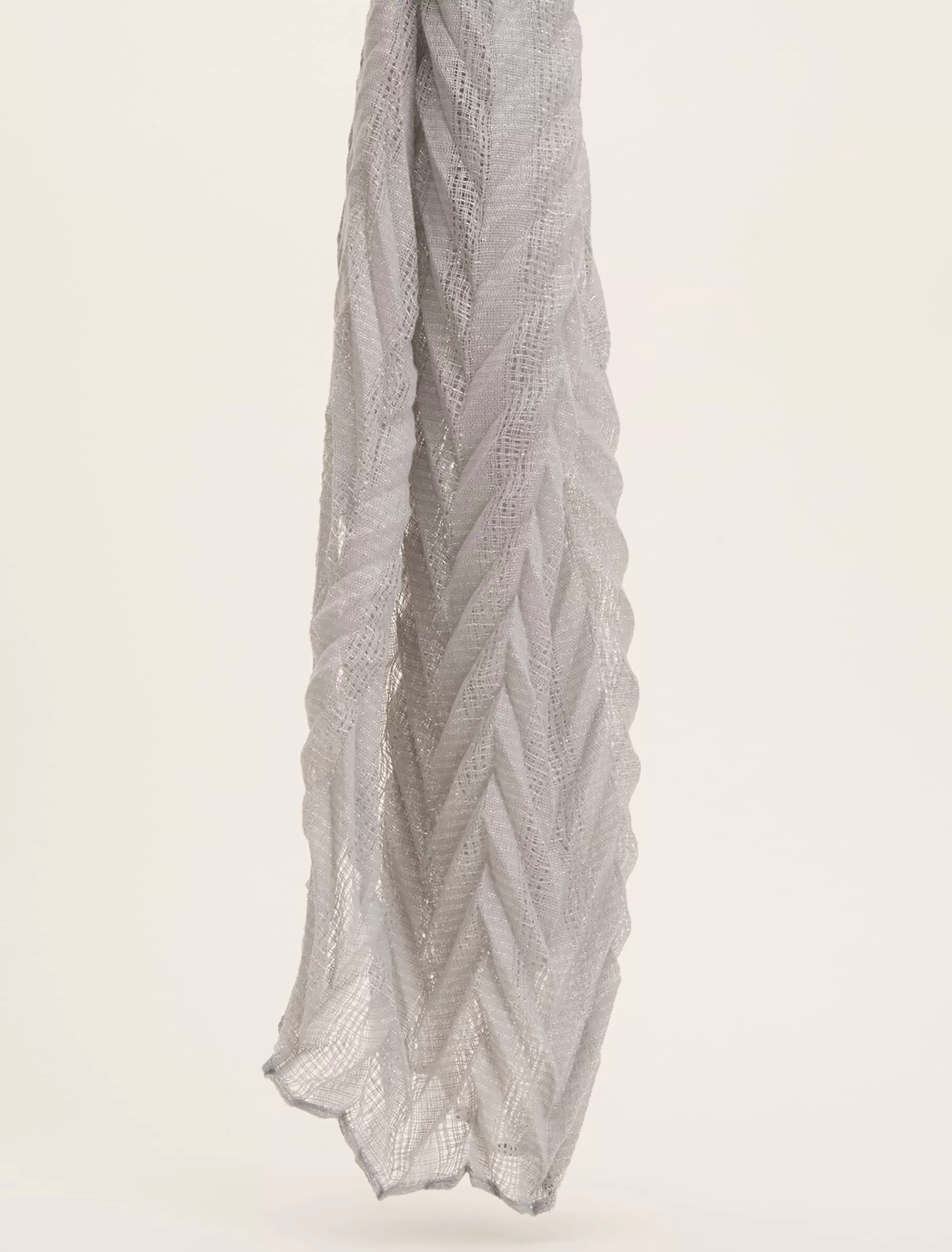Phase Eight Britinee Pleated Scarf Silver Discount