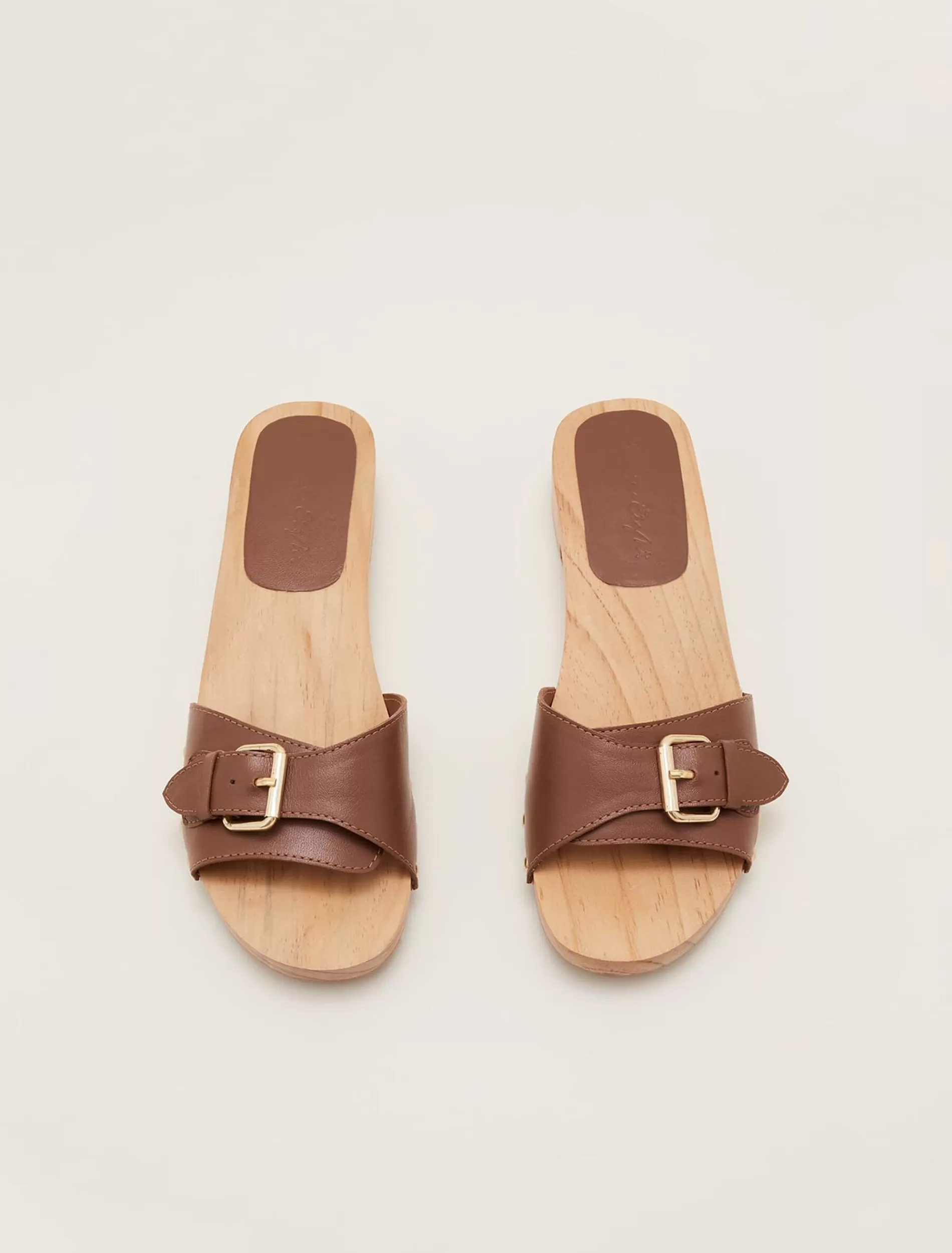 Phase Eight Buckle Front Clog Sandal Tan Best