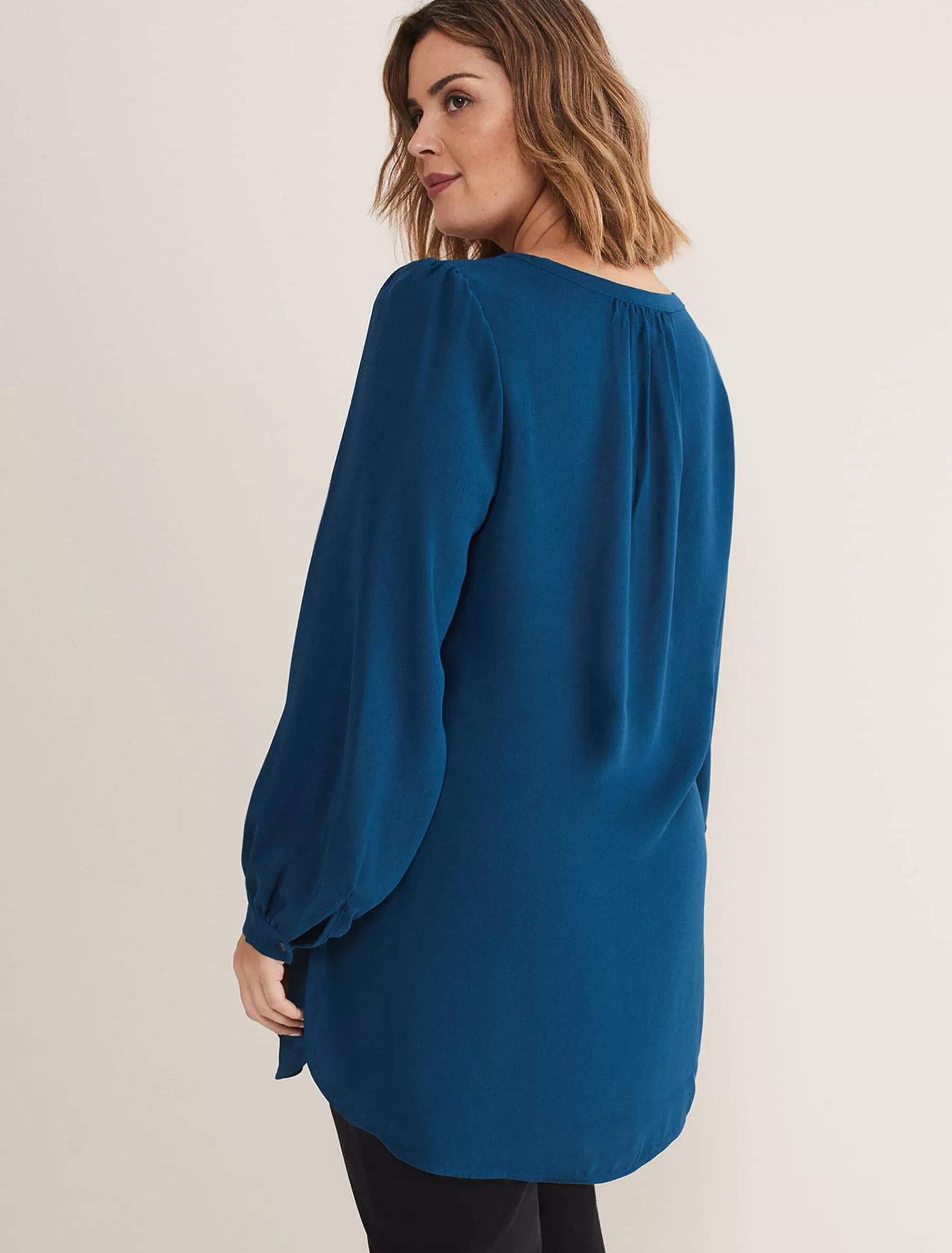 Phase Eight Caelen Tunic Blouse Teal Discount