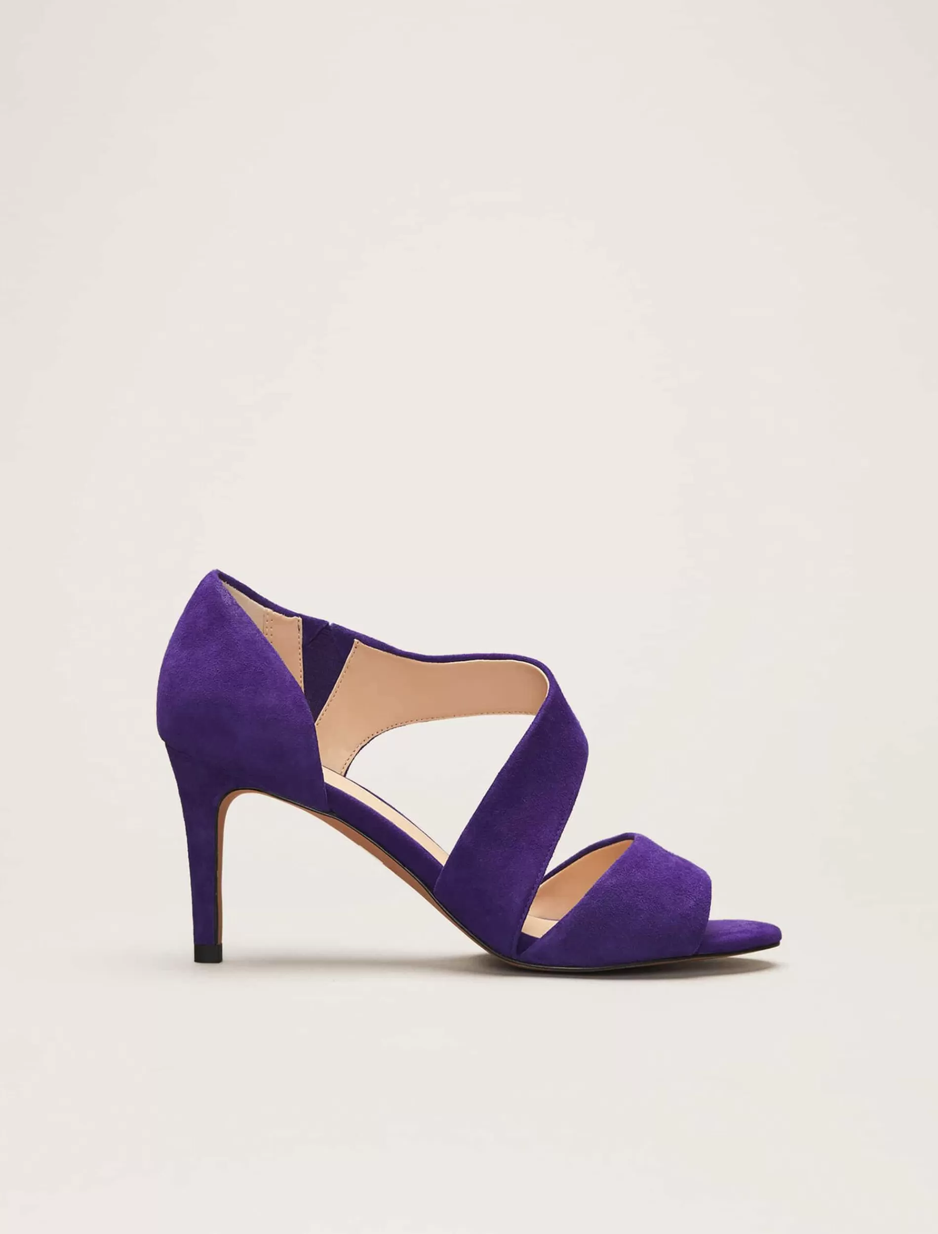 Phase Eight Caitlin Asymmetric Sandal Violet Clearance
