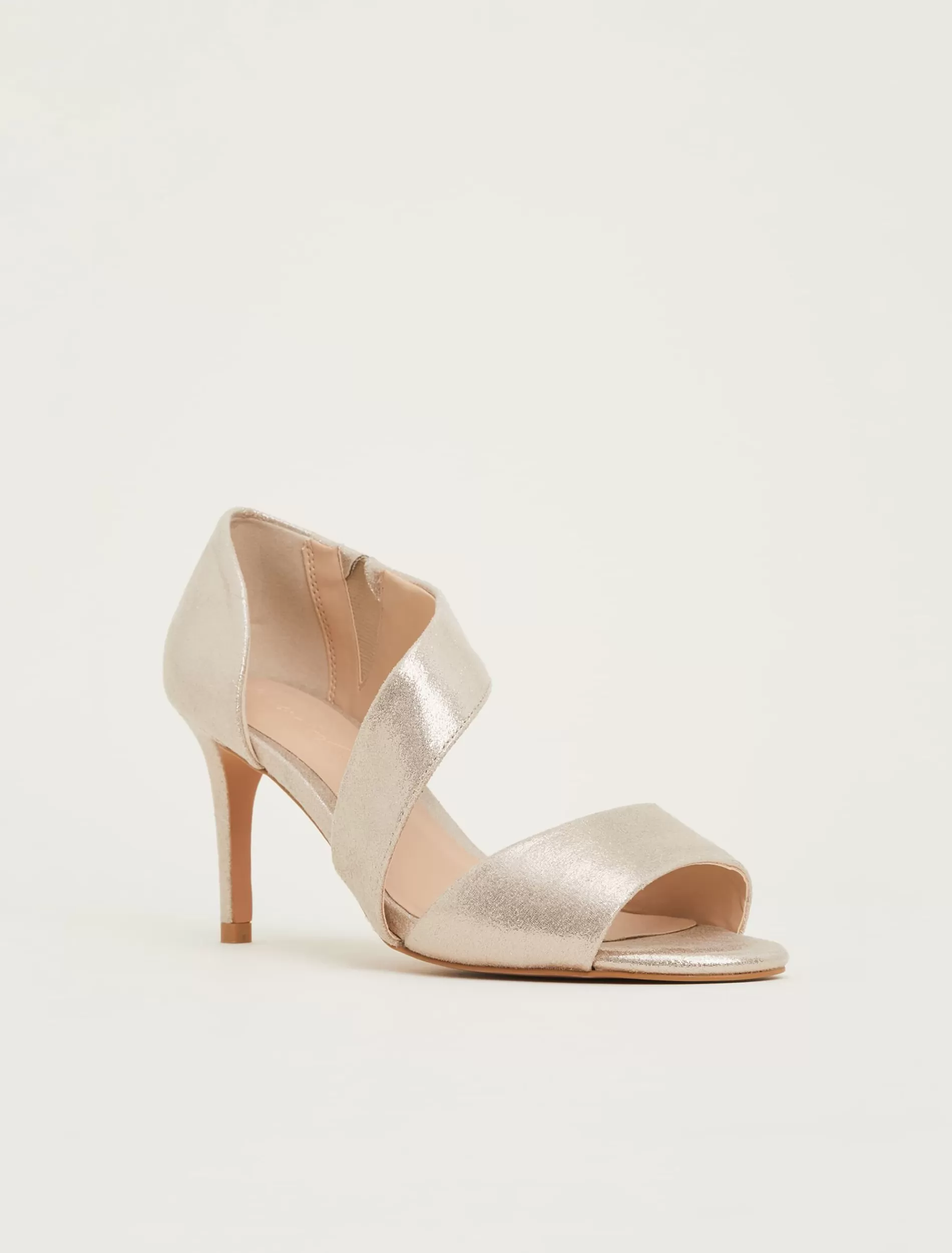 Phase Eight Caitlin Asymmetric Sandal Metallic Fashion