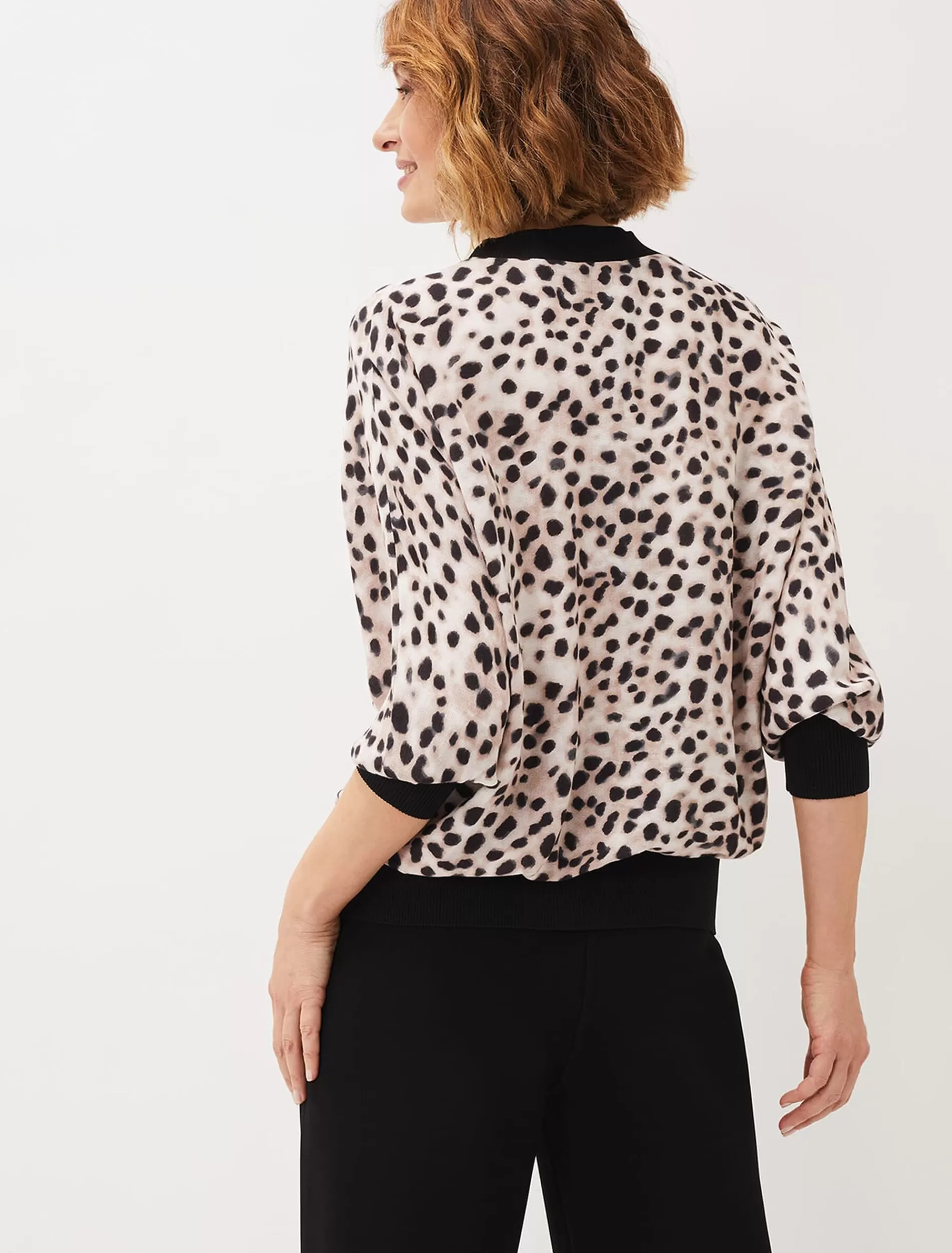 Phase Eight Calla Leopard Print Blouse Multi-Coloured Cheap