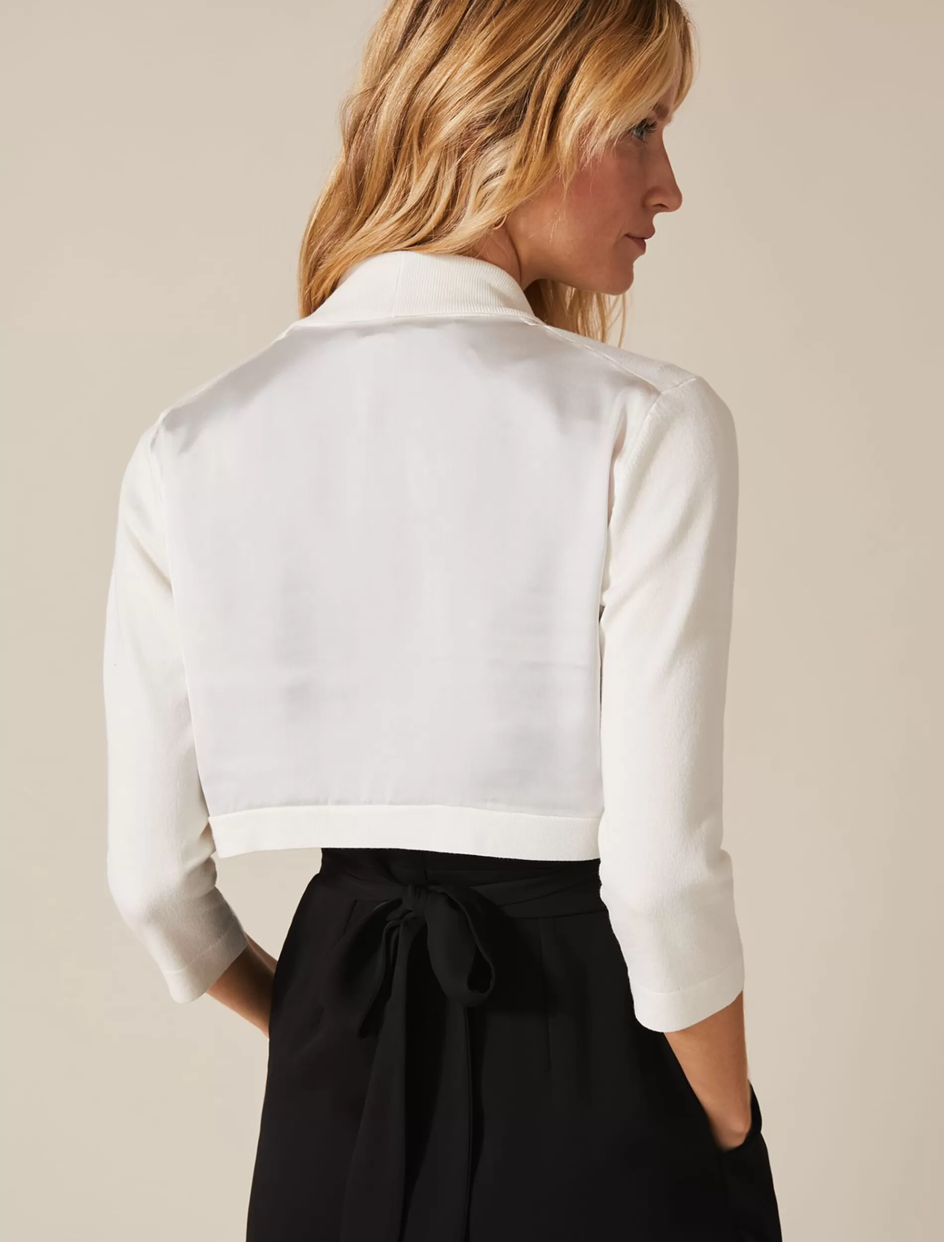 Phase Eight Callie Satin Back Cover Up Ivory Best