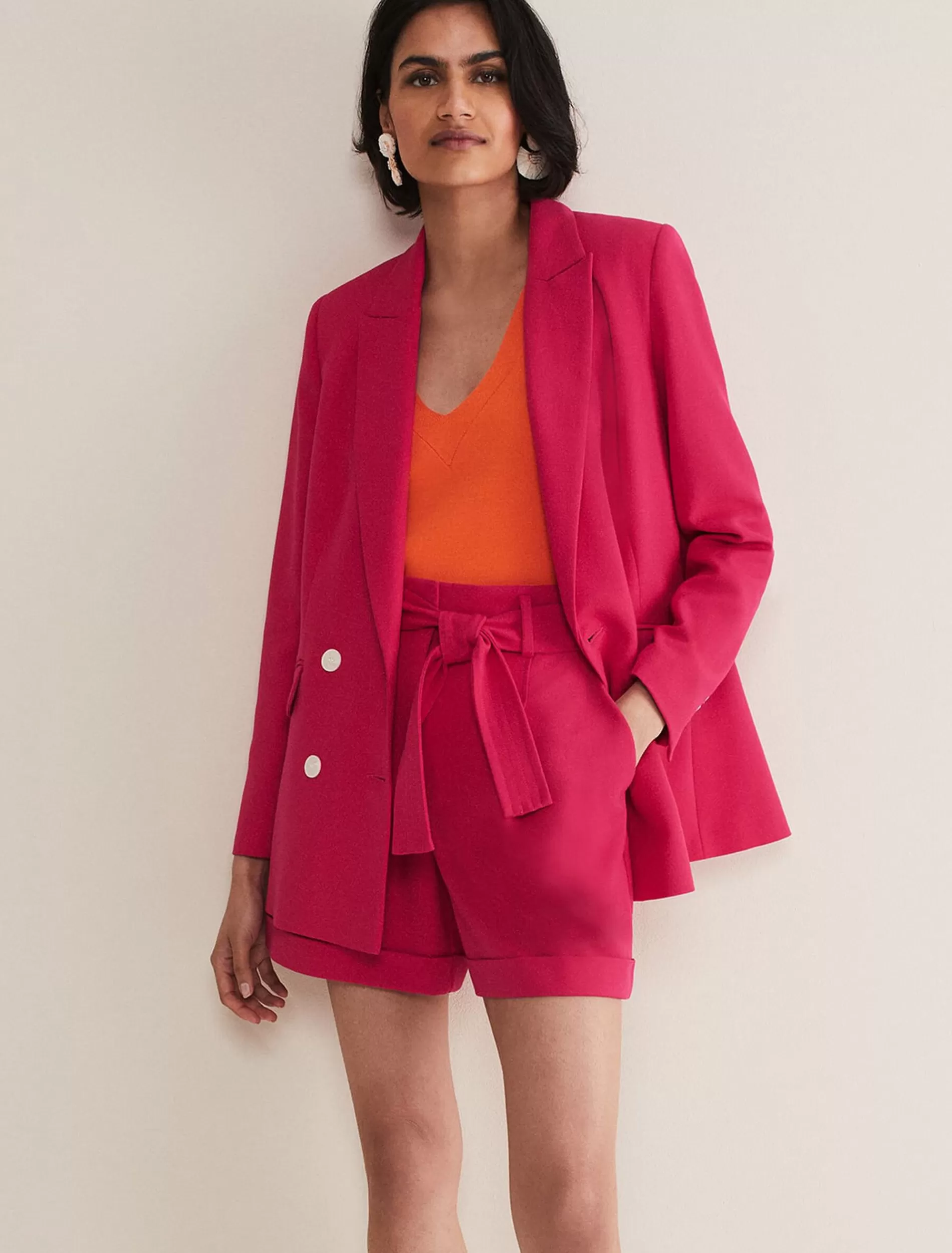 Phase Eight Camilla Pink Blazer Raspberry Online