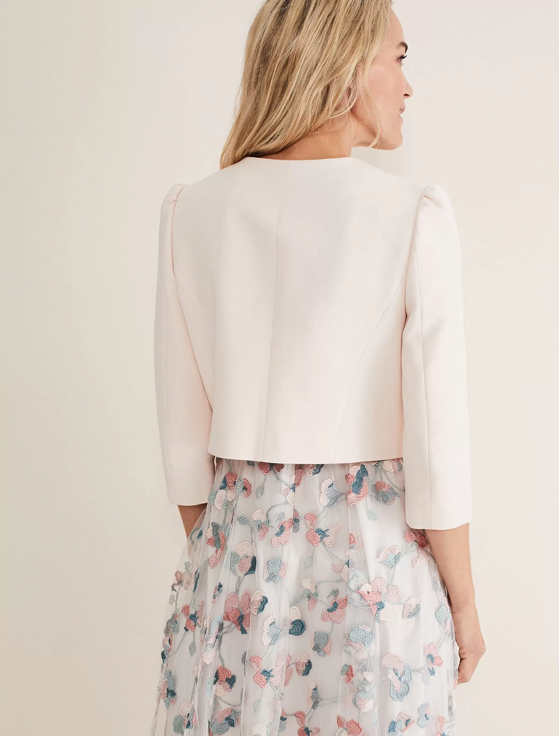 Phase Eight Candace Button Down Jacket Oyster Sale