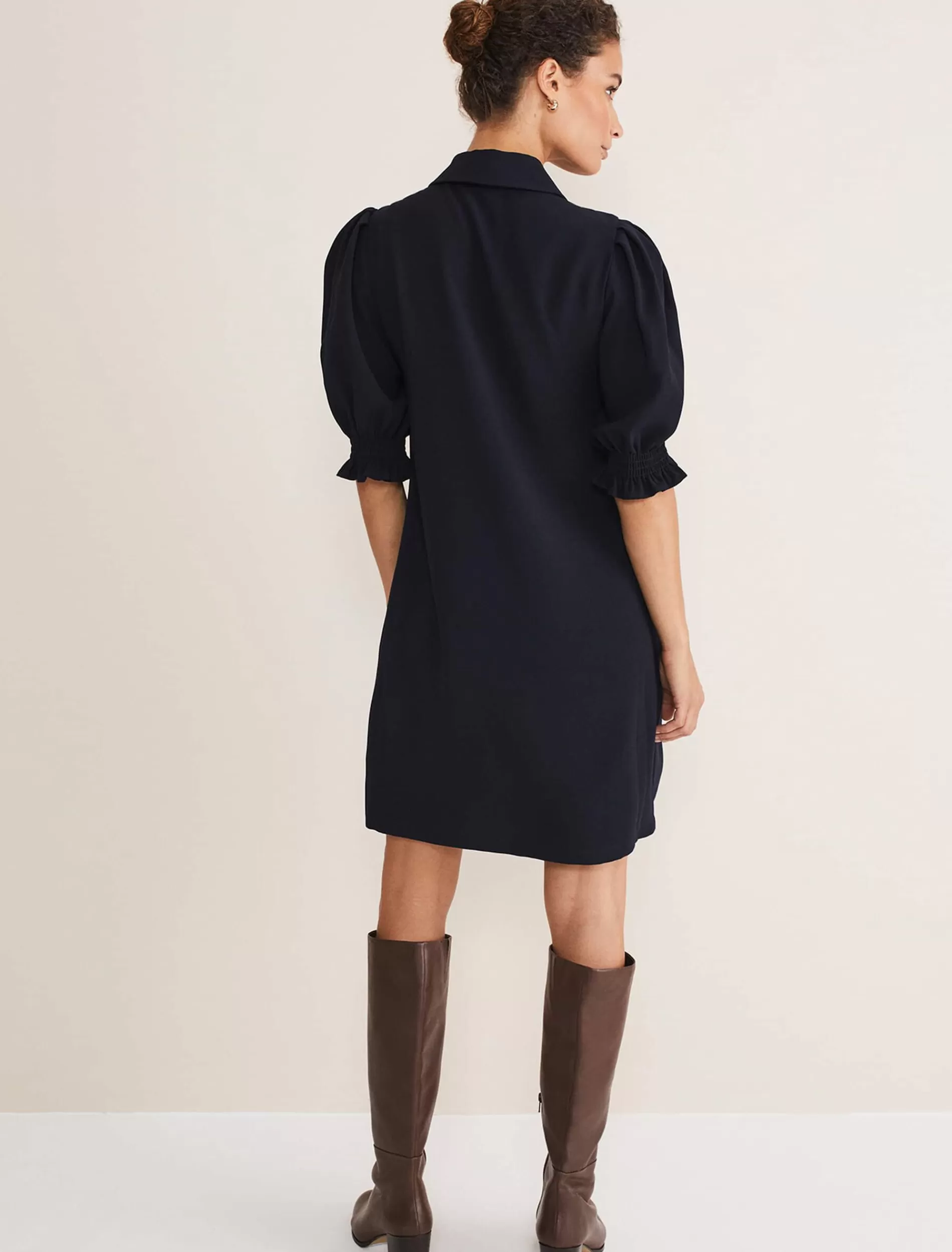 Phase Eight Candice Zip Dress Navy Flash Sale