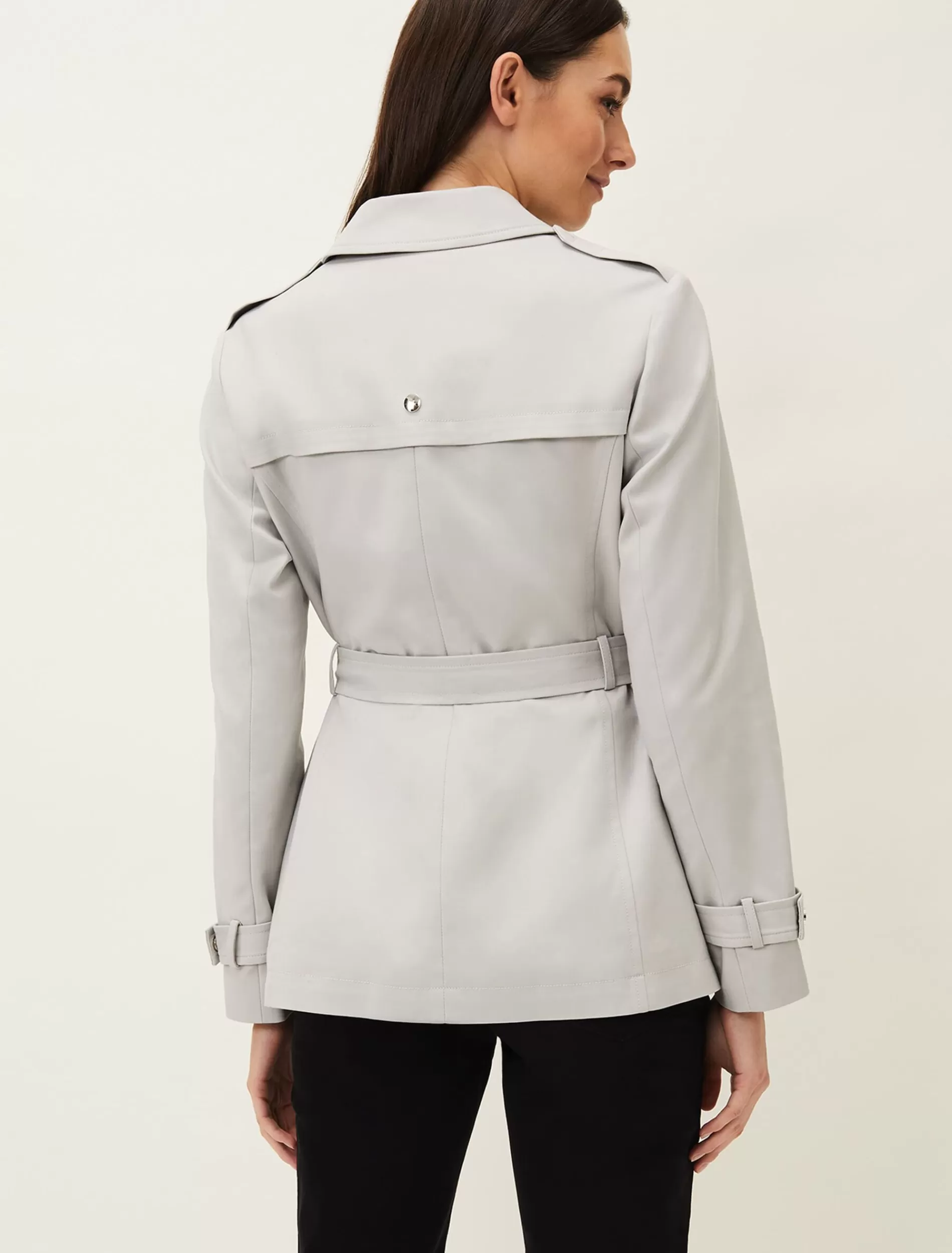 Phase Eight Cara Biker Coat Stone Online
